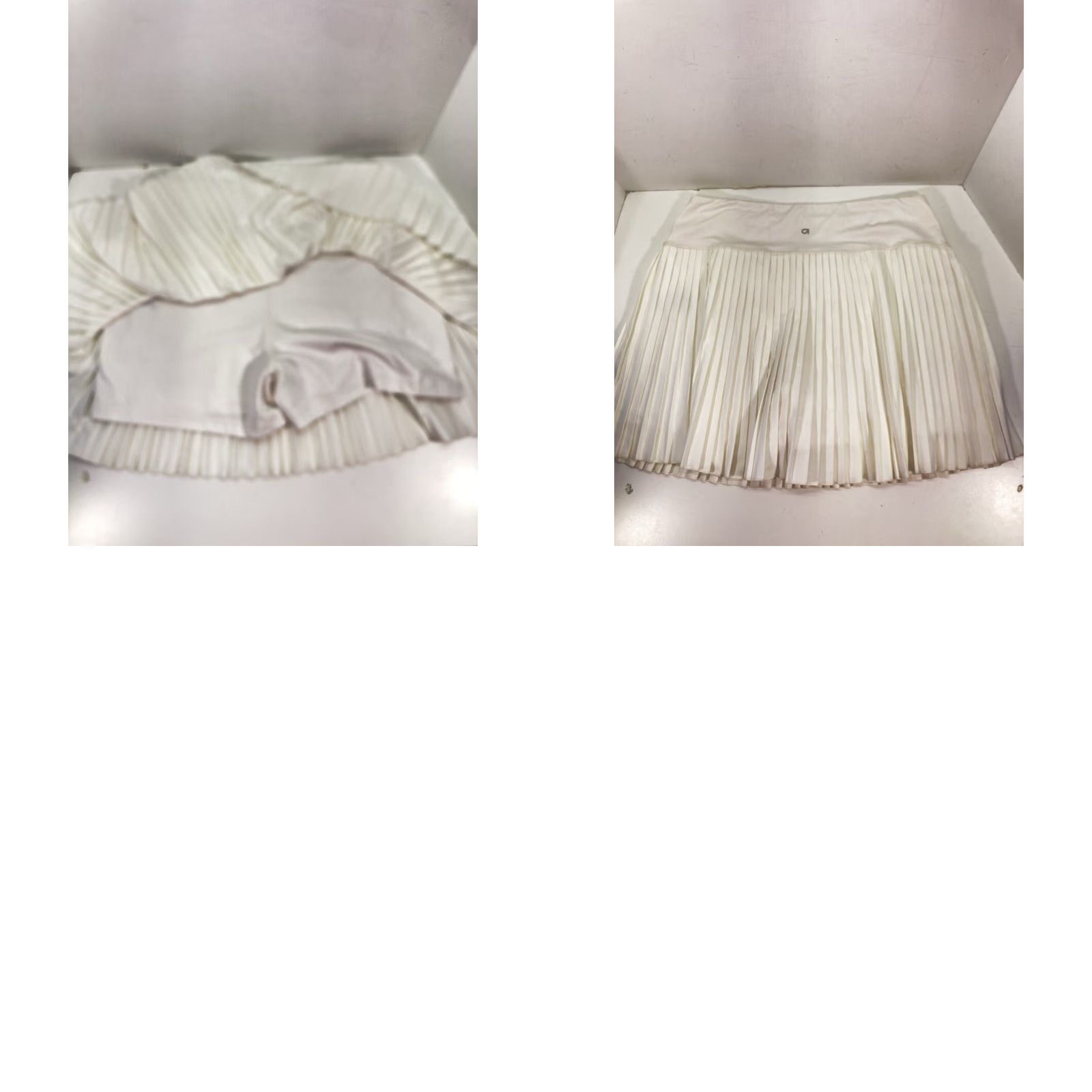 Gap GAP Fit Skort Skirt Shorts Women 2XL White Pleated Athletic Activewear Golf Tennis NWOT Size 40" / US 18 - 9 Thumbnail