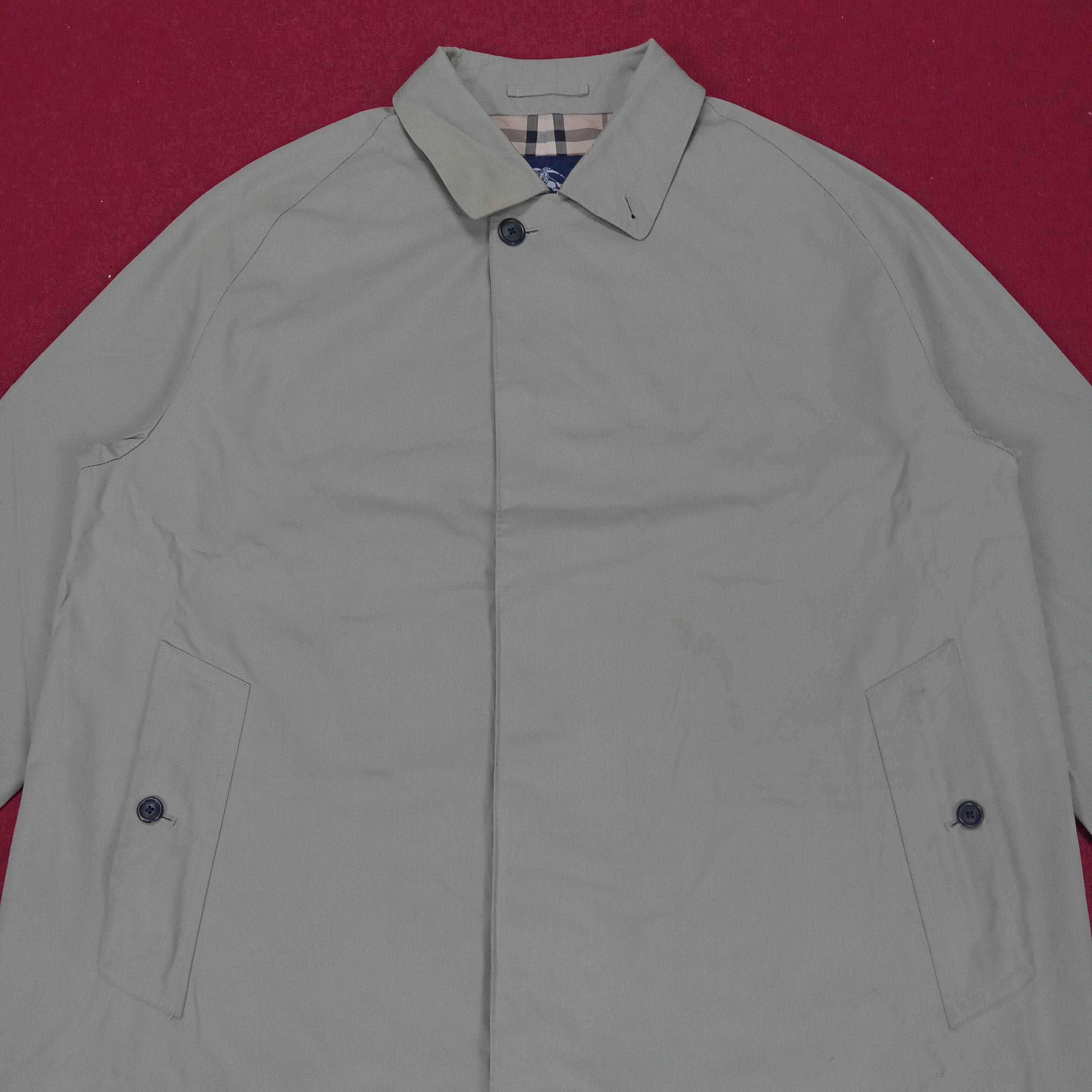 Burberry × Vintage Burberry Luxury Brand Winter Style Trench Coat Jacket Size US L / EU 52-54 / 3 - 2 Thumbnail