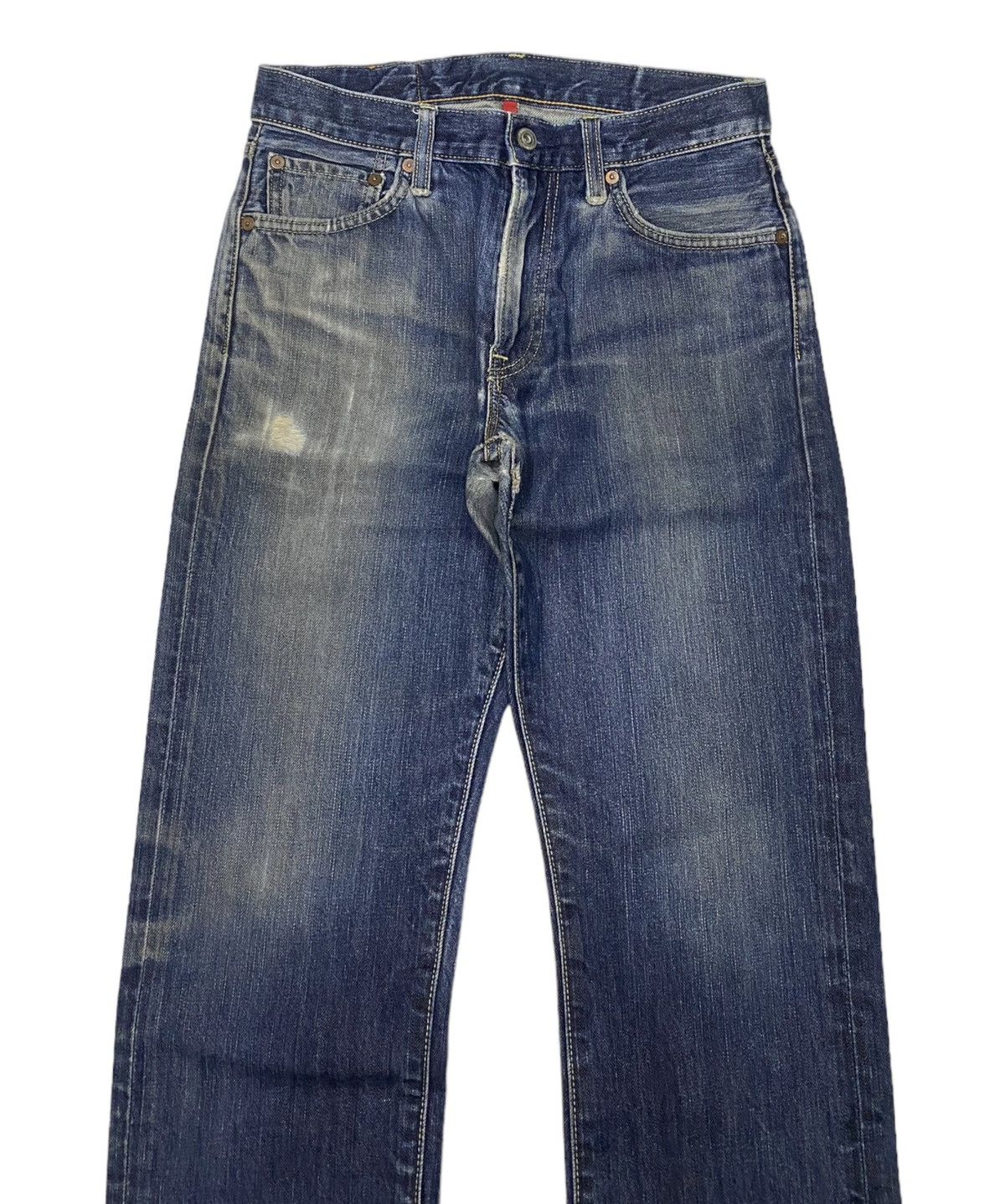 Japanese Brand UNIQLO S002 JAPAN DISTRESS RIPS DENIM UNDERCOVER STYLE Size US 29 - 5 Thumbnail