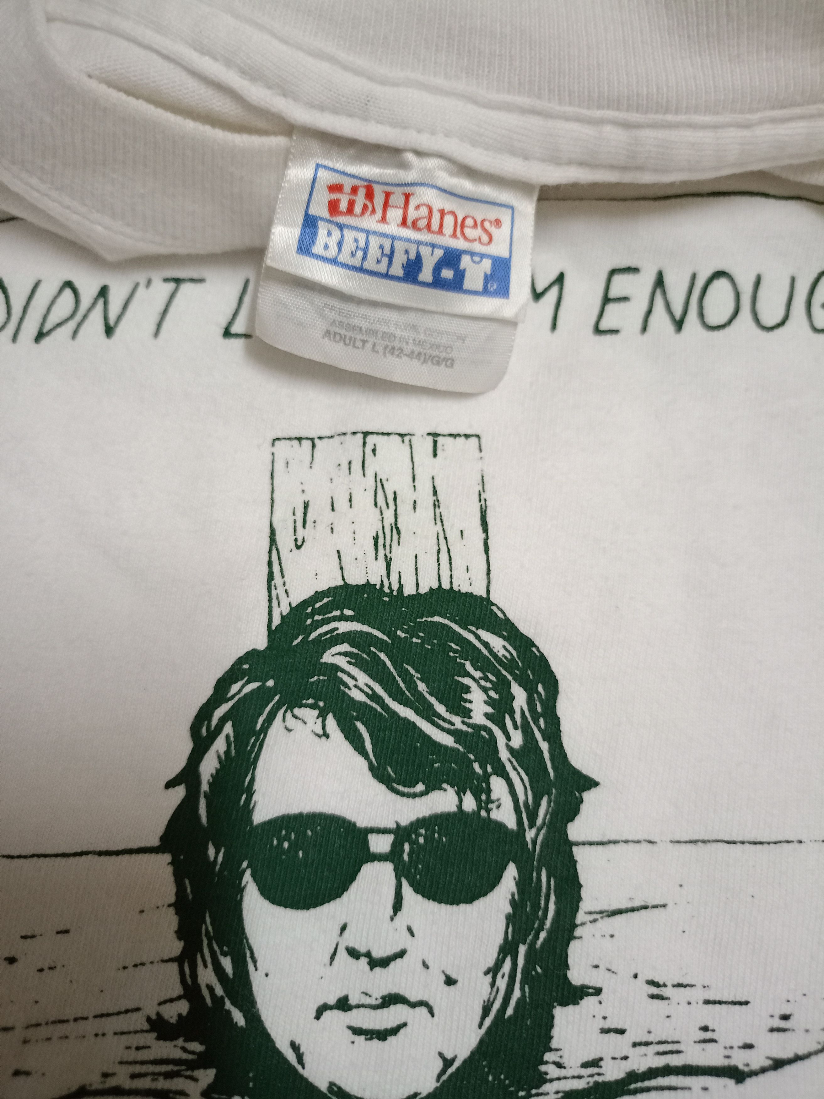 Vintage Vintage rare 00s Raymond pettibon t shirt/elvis Presley Size US L / EU 52-54 / 3 - 3 Thumbnail