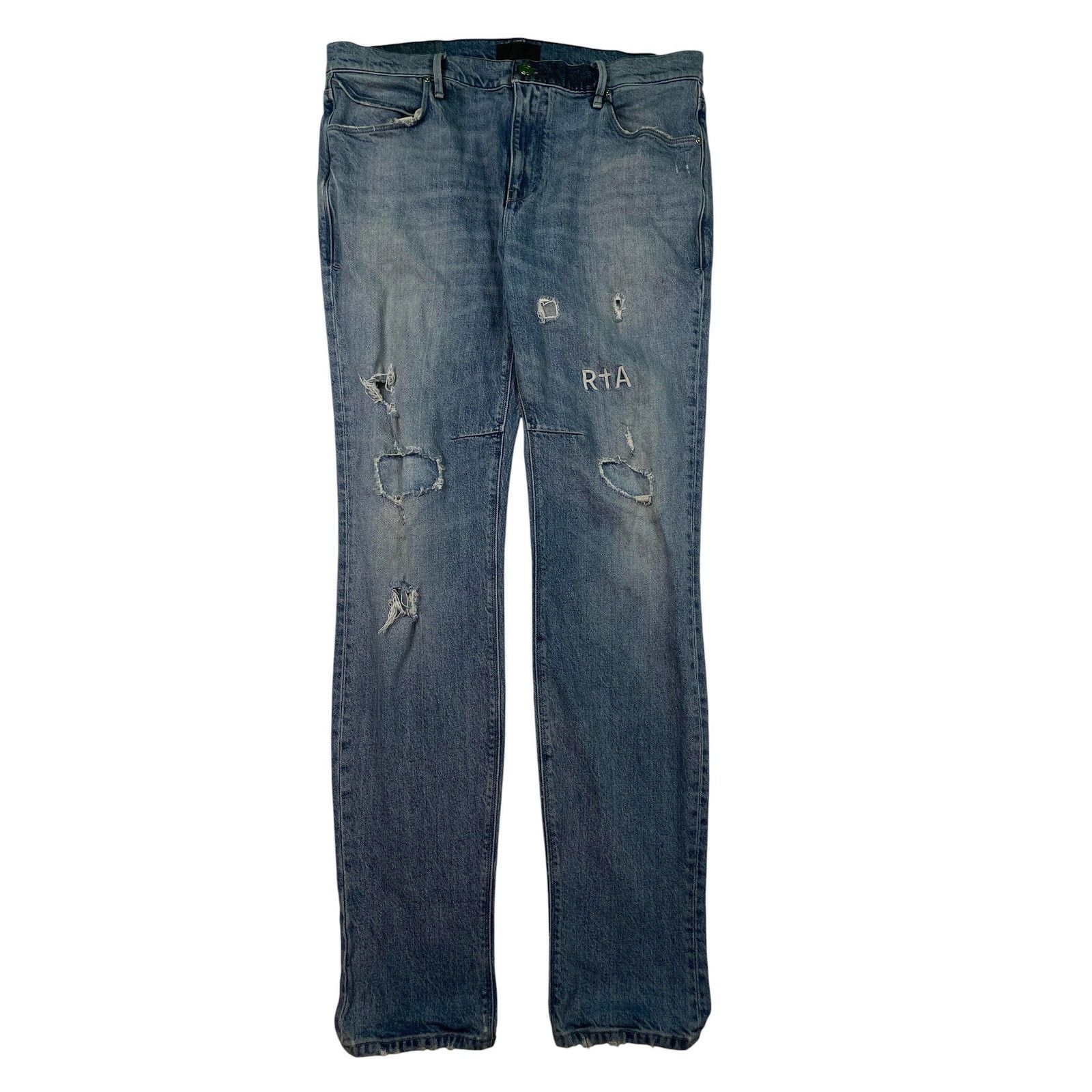 Rta RTA Plain Light Wash Jeans Size US 36 / EU 52 - 1 Thumbnail