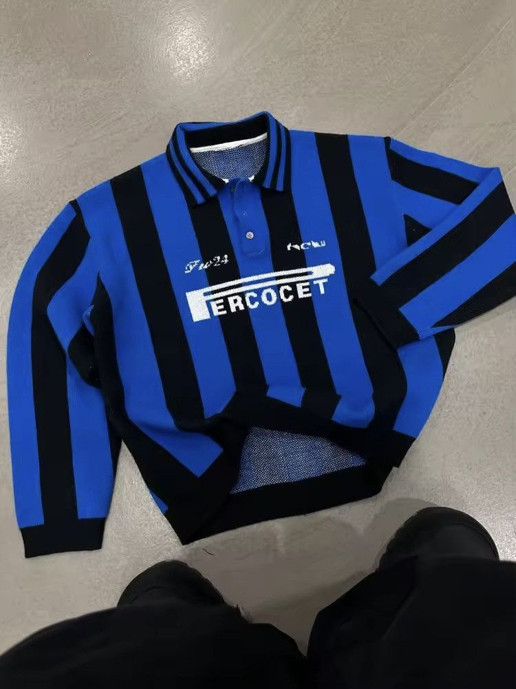 Other Percocet sweater American Design rugby Inter big logo Size US L / EU 52-54 / 3 - 1 Thumbnail