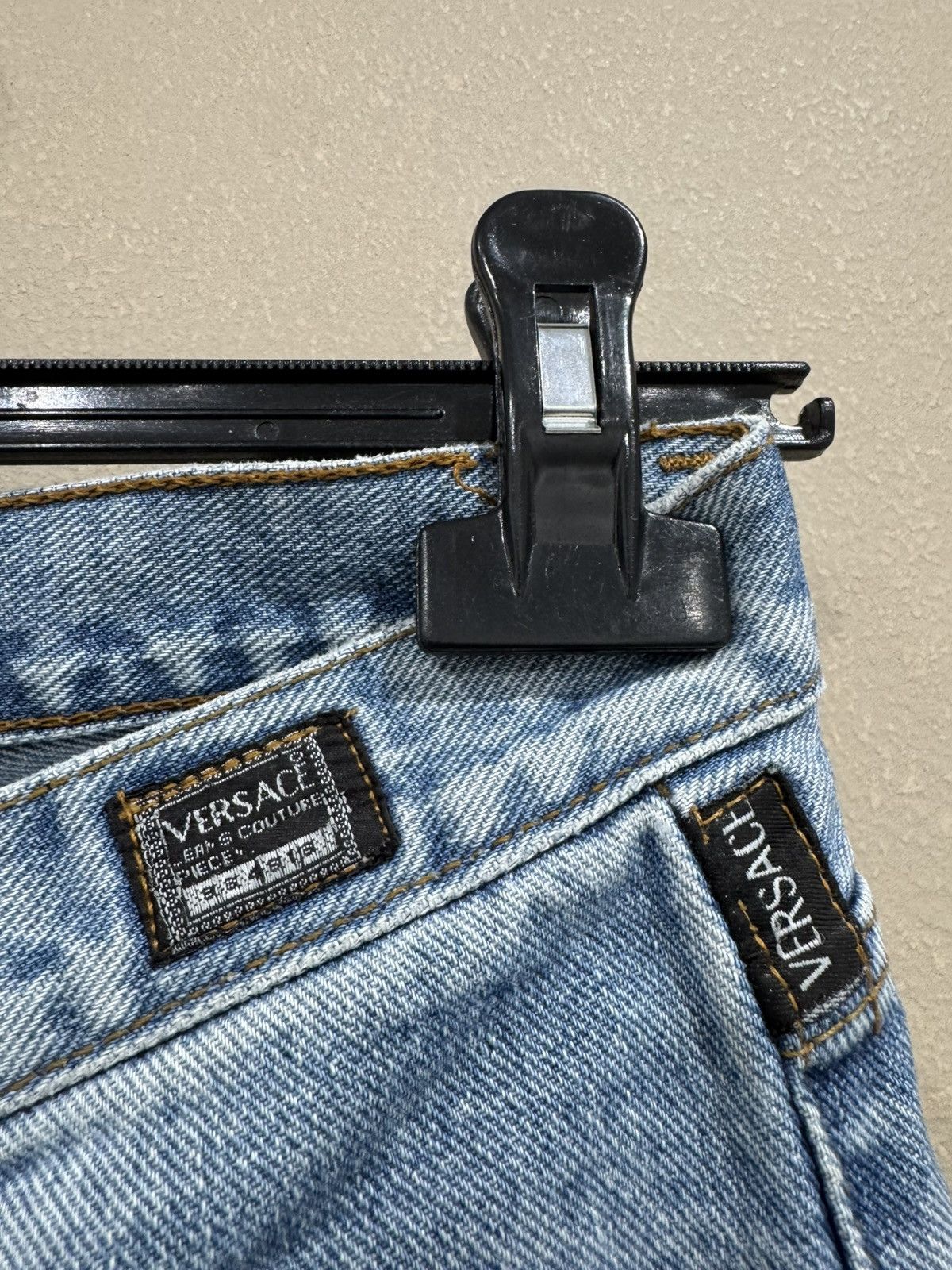 Versace Vintage Versace Jeans Couture Denim Luxury Hype Y2K Jeans Size US 31 - 4 Thumbnail