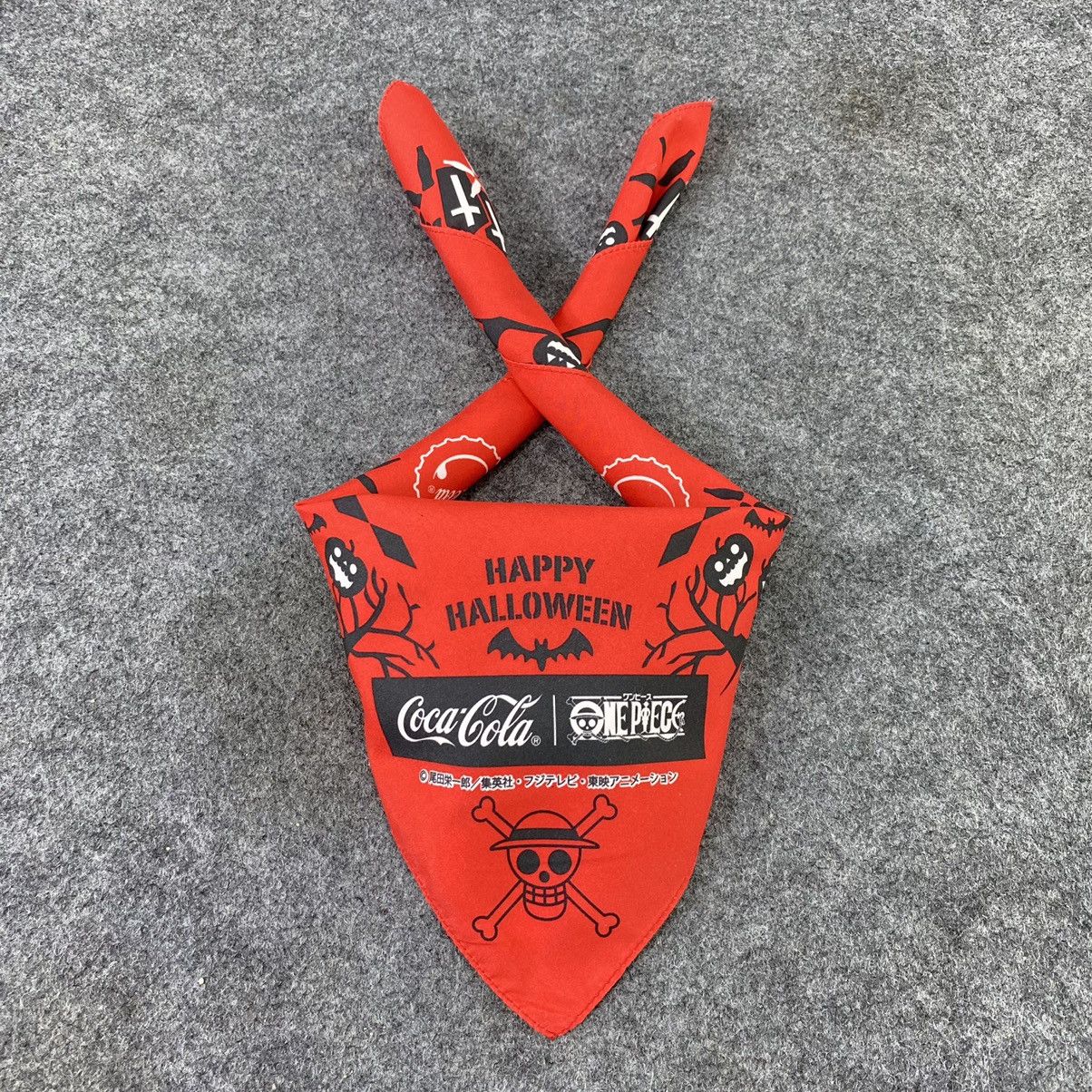 Anime × Coca Cola × One Piece ONE PIECE X COCA COLA bandana handkerchief neckerchief-B469 Size ONE SIZE - 2 Thumbnail
