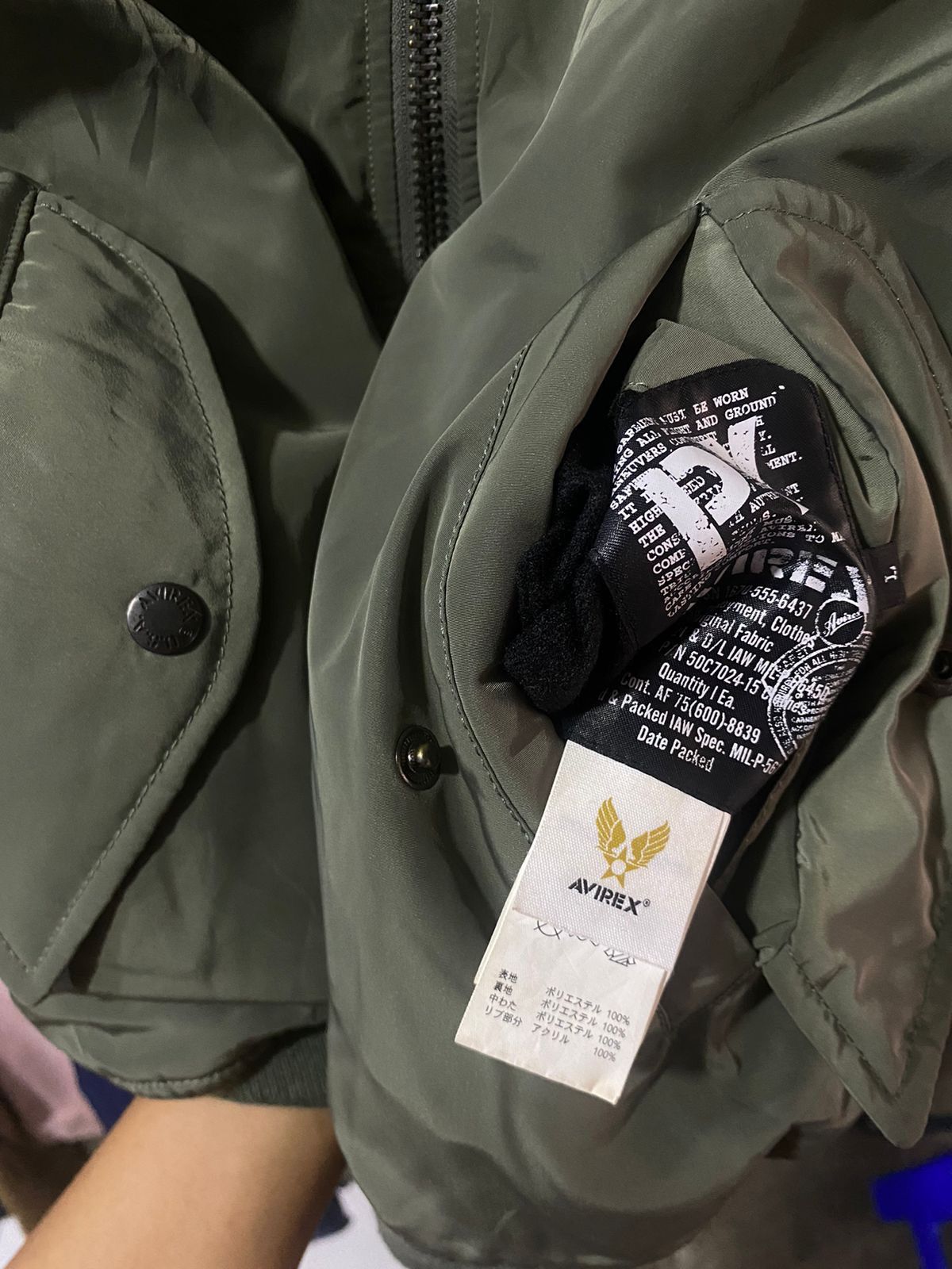 Avirex Avirex MA-1 Bomber Jacket Size US L / EU 52-54 / 3 - 5 Thumbnail