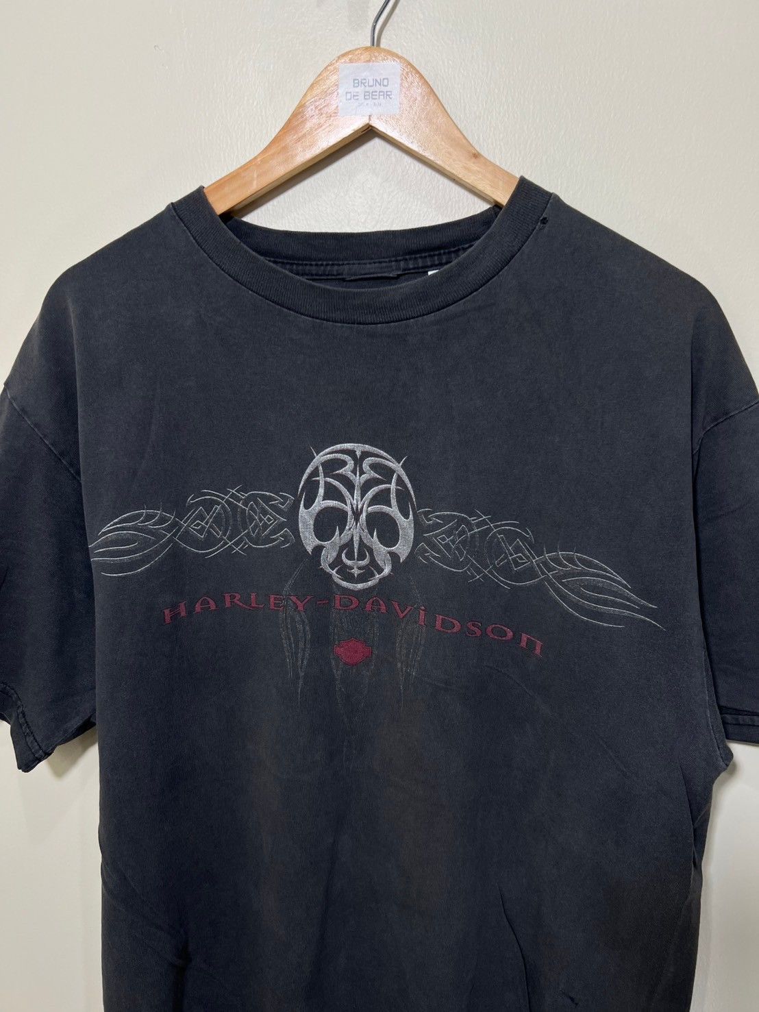 Harley Davidson × Vintage Vintage Harley Davidson shirt Fire bnz01 Size US L / EU 52-54 / 3 - 4 Thumbnail