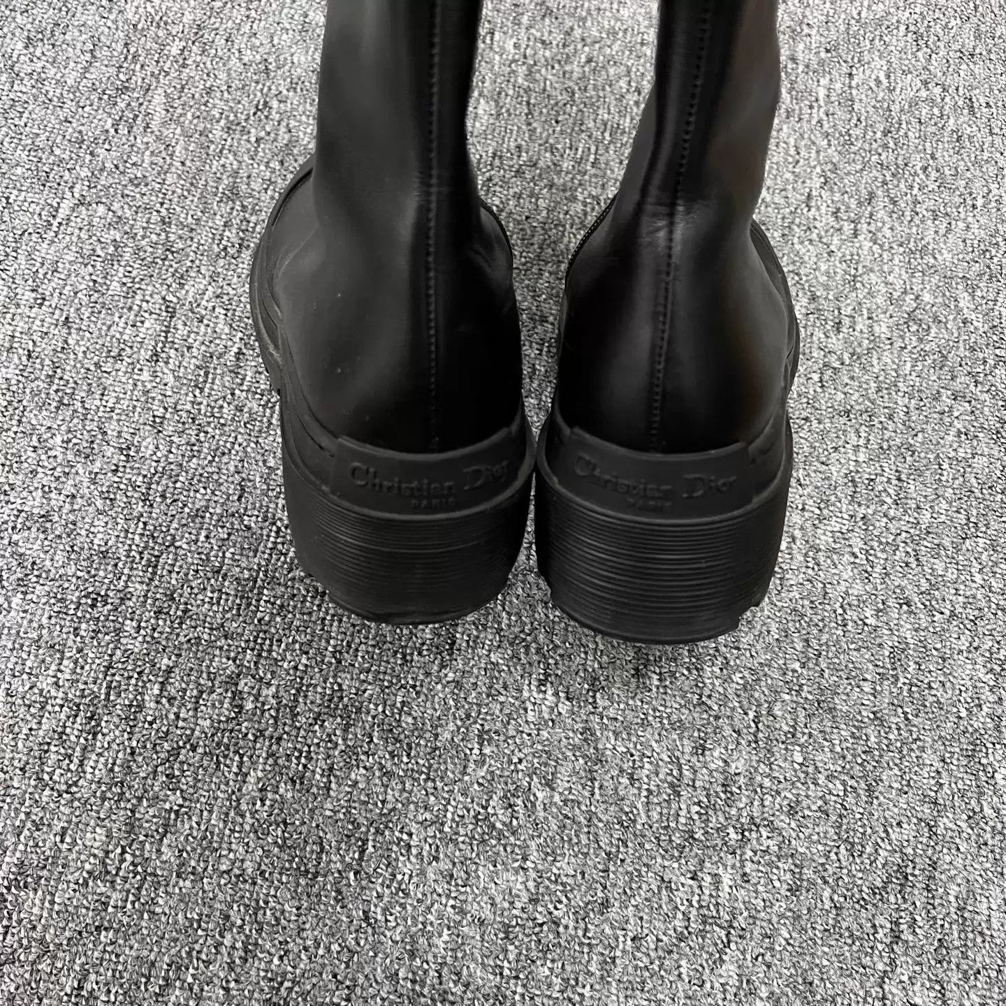 Dior Dior Black Round Cutout Ankle Boots Size US 6.5 / IT 36.5 - 6 Thumbnail