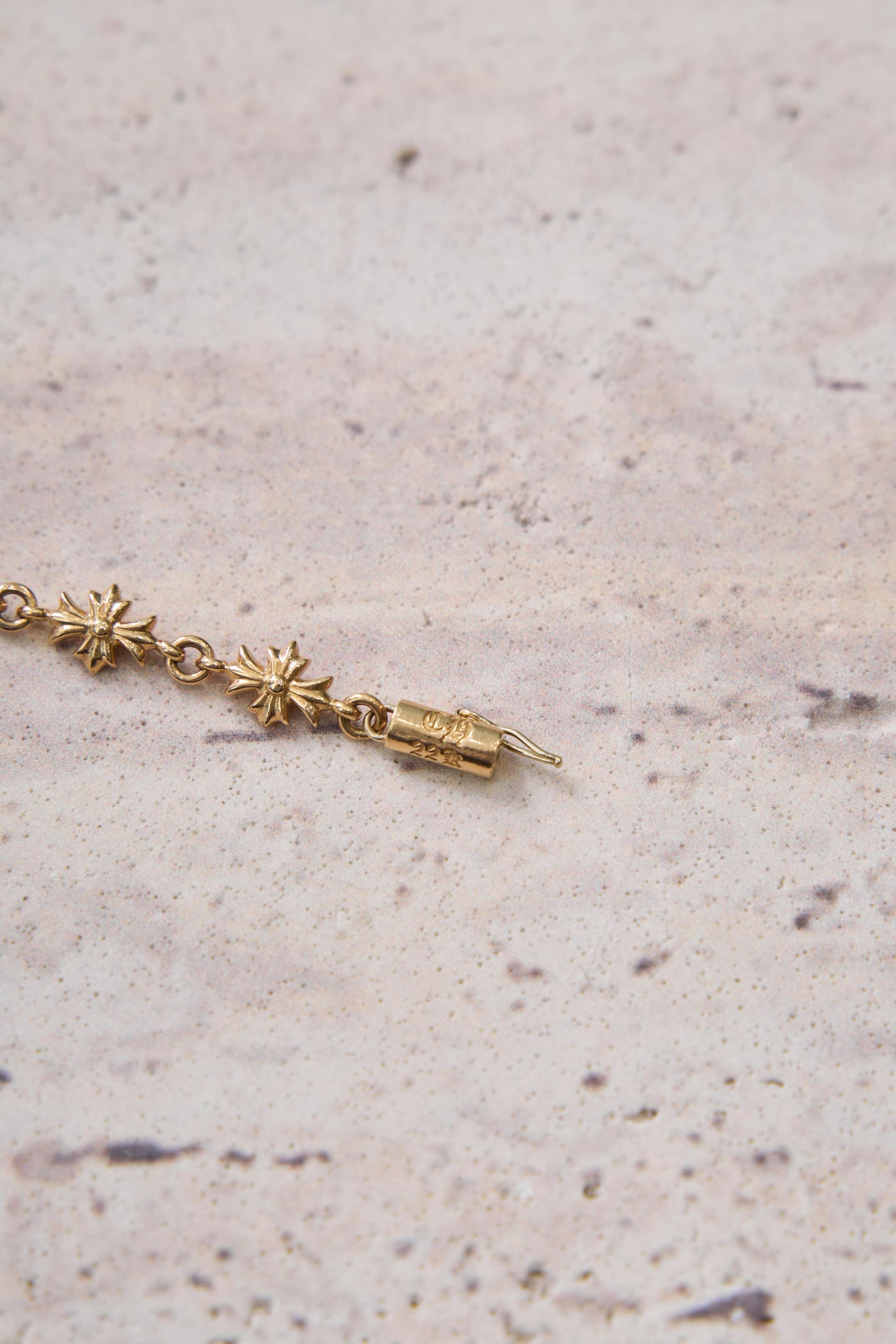 Chrome Hearts CHROME HEARTS Tiny E 22K Gold Bracelet Size ONE SIZE - 6 Thumbnail