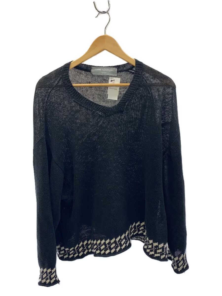 AD1997 Cropped Archive Linen Knit Sweater