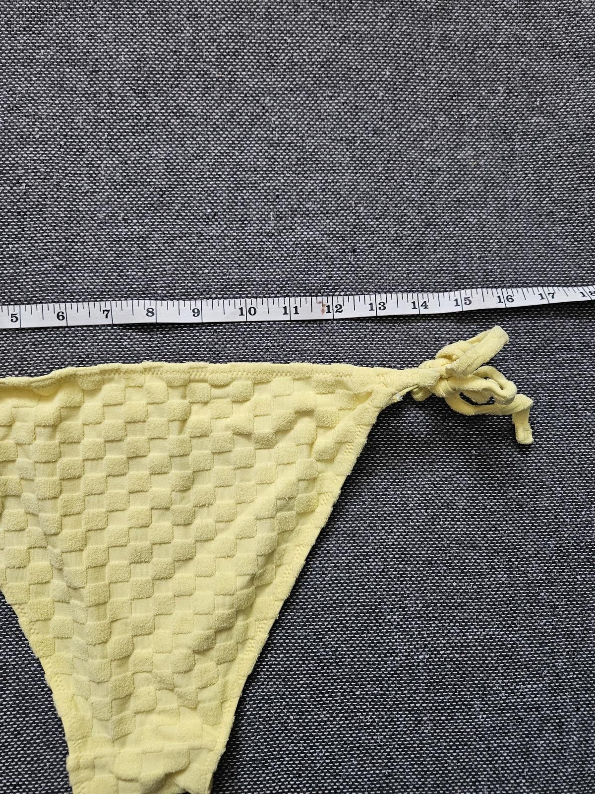 Designer Bright Yellow Women's Swim Bikini Bottoms #517 Size ONE SIZE - 4 Thumbnail
