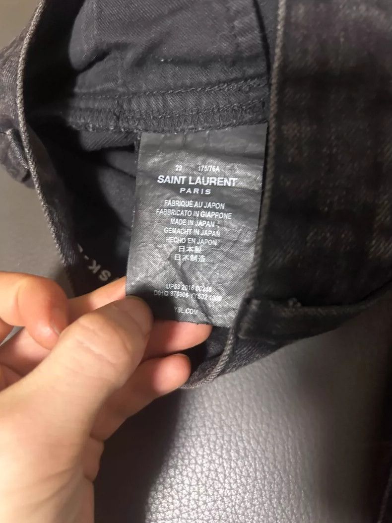 Saint Laurent Paris Saint Laurent Paris 2016 FW Wash Worn Skinny Jeans Nextarro Size US 29 - 6 Thumbnail