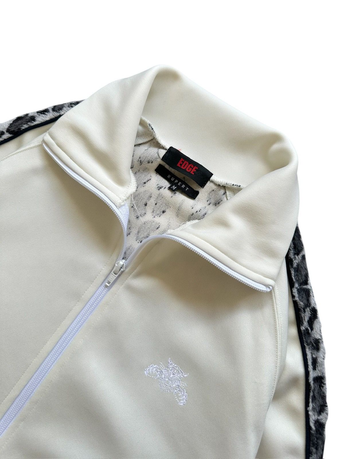If Six Was Nine 00’s EDGE RUPERT leopard zipper track sweater Size US M / EU 48-50 / 2 - 6 Thumbnail