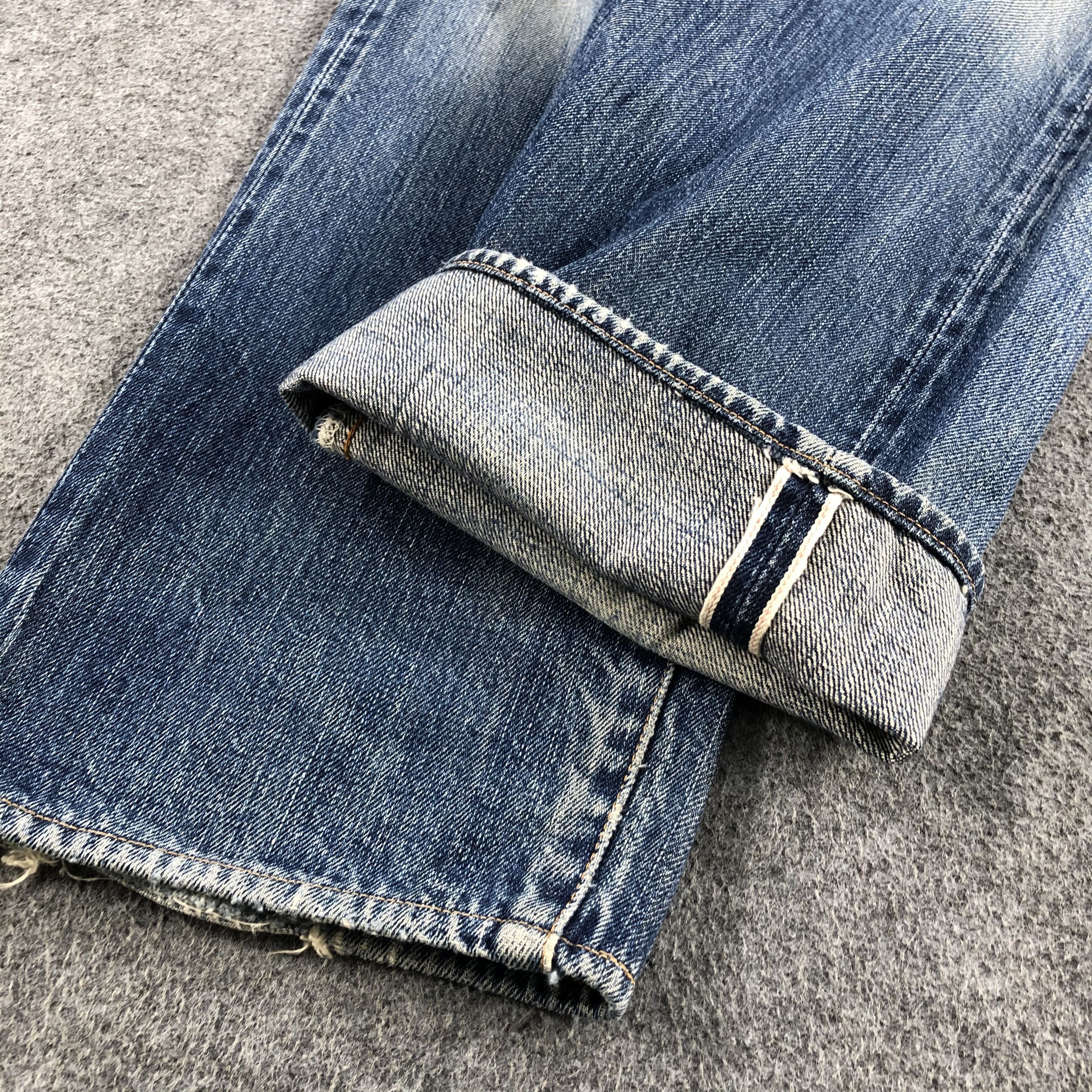 Levi's Vintage 90s Blue Wash Levis 501 Selvedge Jeans-J1722 Size US 30 / EU 46 - 7 Thumbnail
