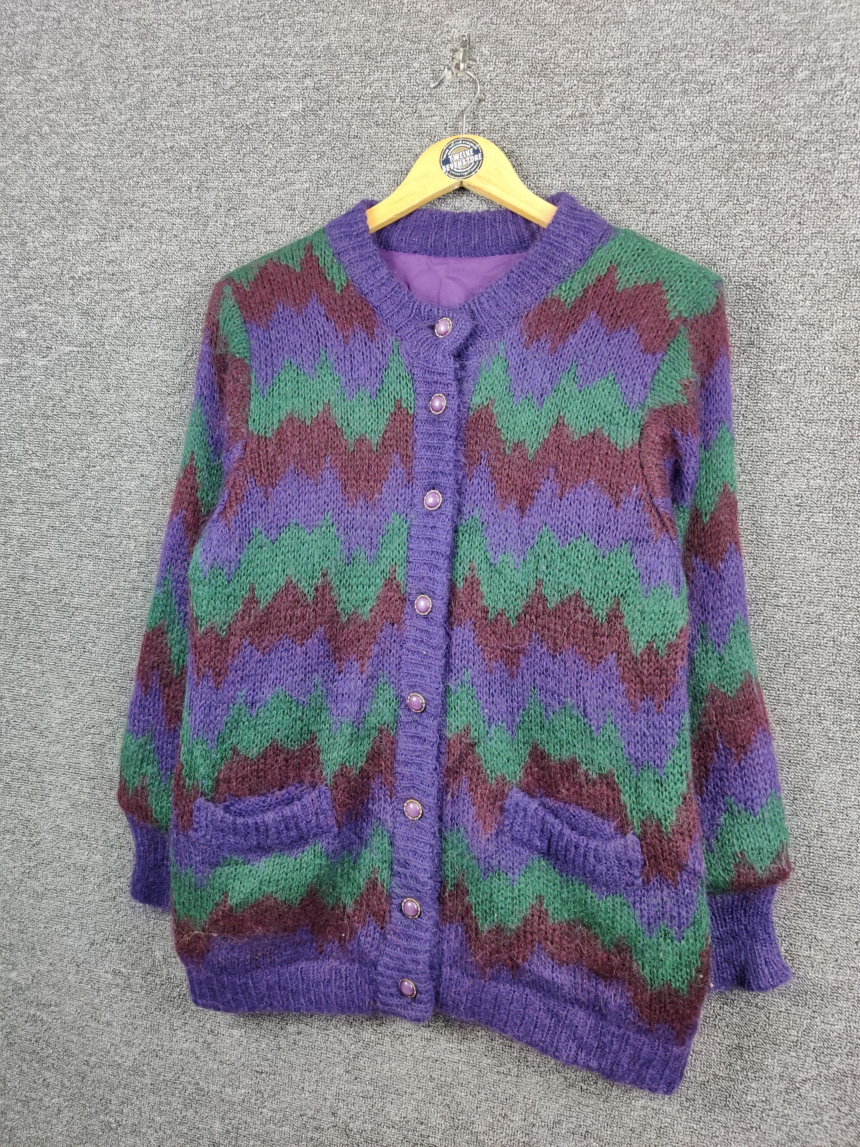 Aran Isles Knitwear Vintage Cardigan Button Up Made Unbrand Size US L / EU 52-54 / 3 - 2 Thumbnail
