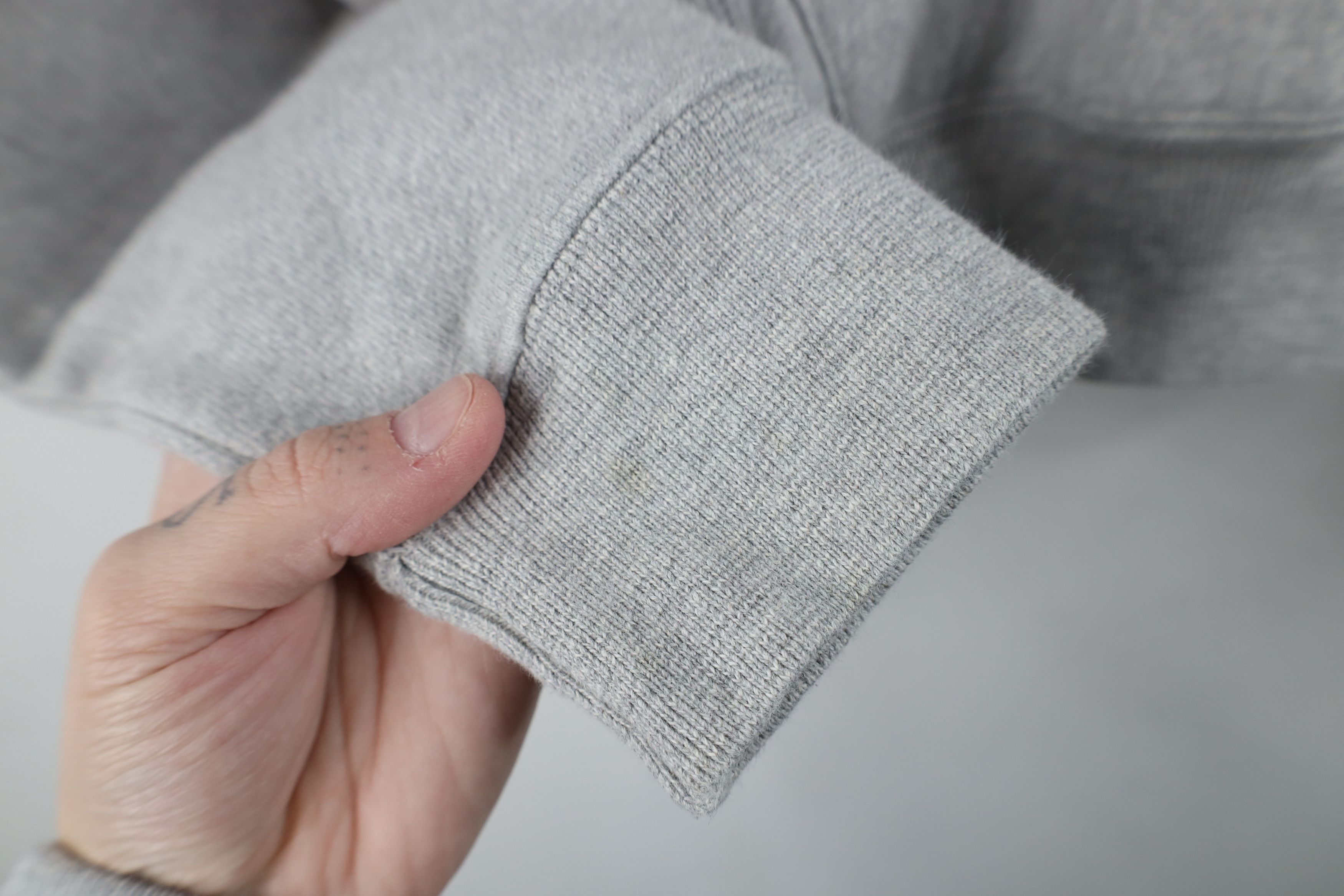 Champion Y2K Champion Reverse Weave Hoodie Sweatshirt Heather Gray Size XS / US 0-2 / IT 36-38 - 9 Thumbnail