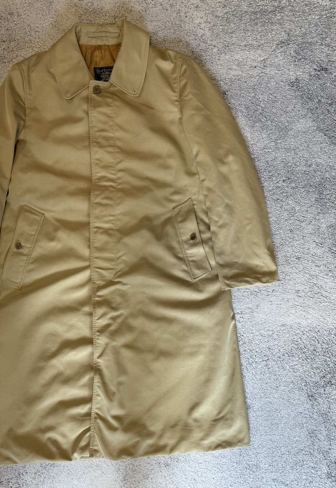 Burberry Burberrys Men Vintage Beige Trench Coat Nova Check Size US S / EU 44-46 / 1 - 5 Thumbnail