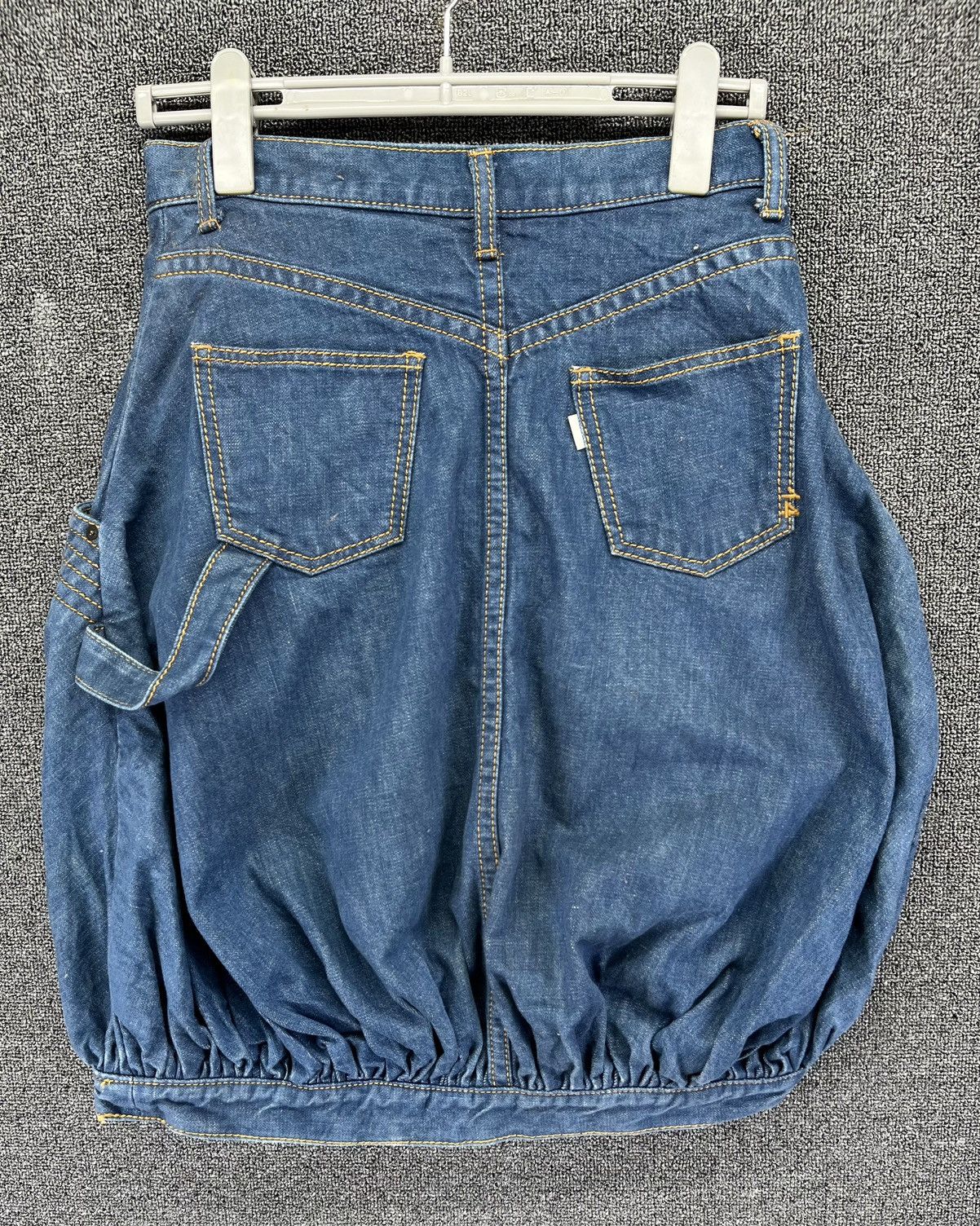 Issey Miyake Vintage Issey Miyake Ne-Net Rare Denim Midi Skirts Size 28" / US 6 / IT 42 - 3 Thumbnail