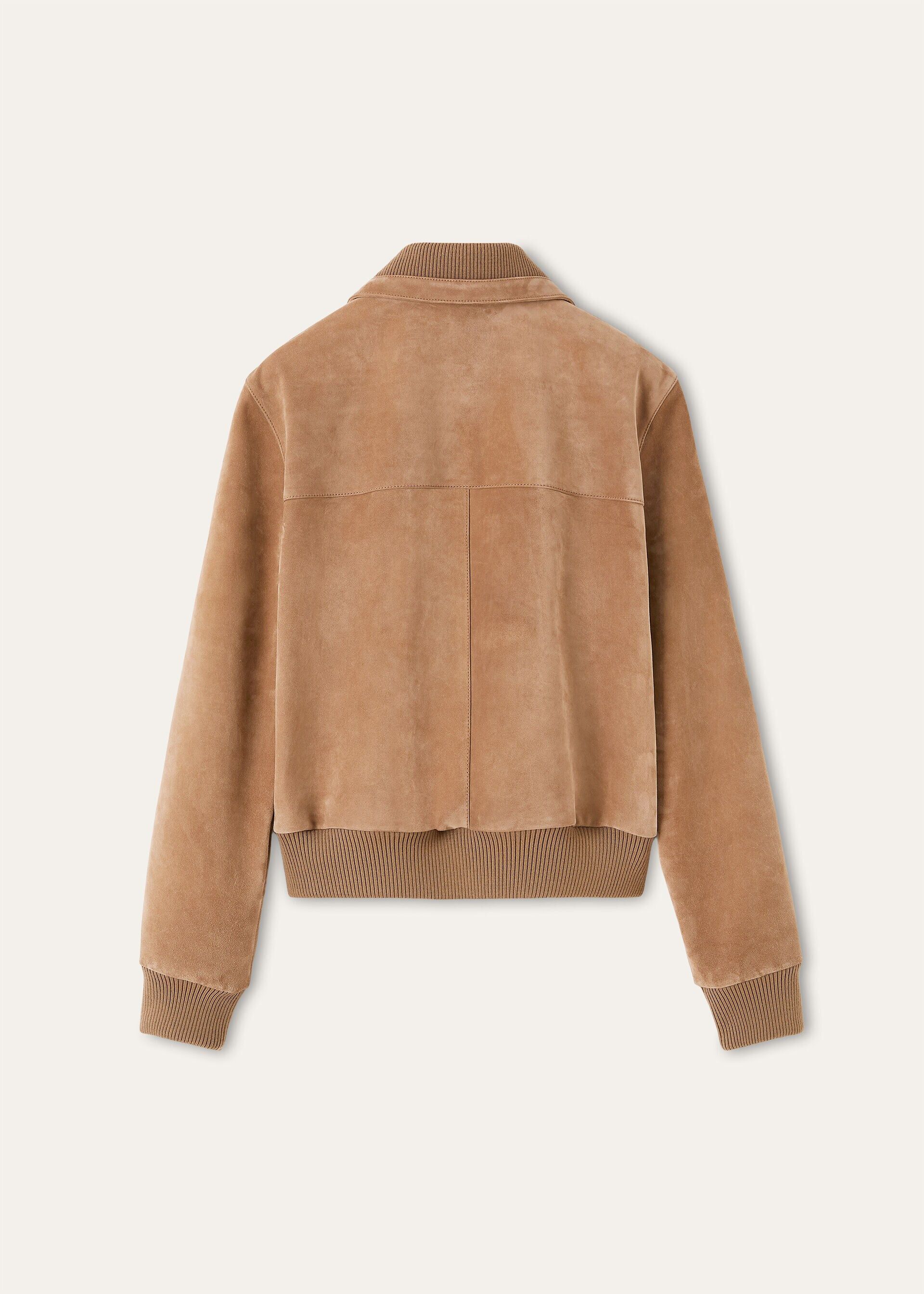 Loro Piana os11x0426 FAQ7608 Maremma Bomber Jacket in Sandy Deer Size XS / US 0-2 / IT 36-38 - 2 Thumbnail