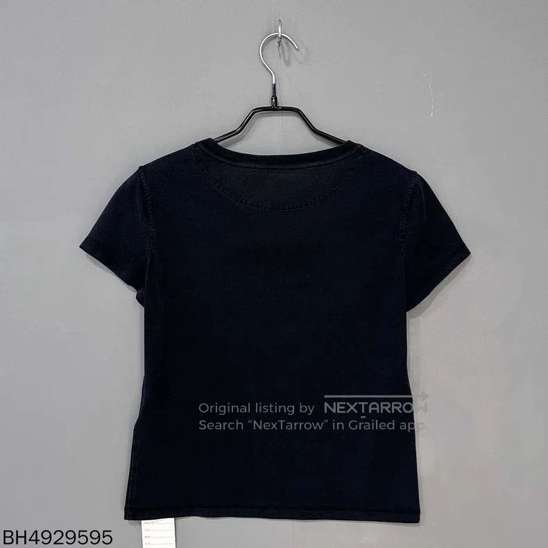 Hermes Hermes Black Embossed Pocket Short-Sleeve Size XXS / US 00 / IT 34 - 6 Thumbnail