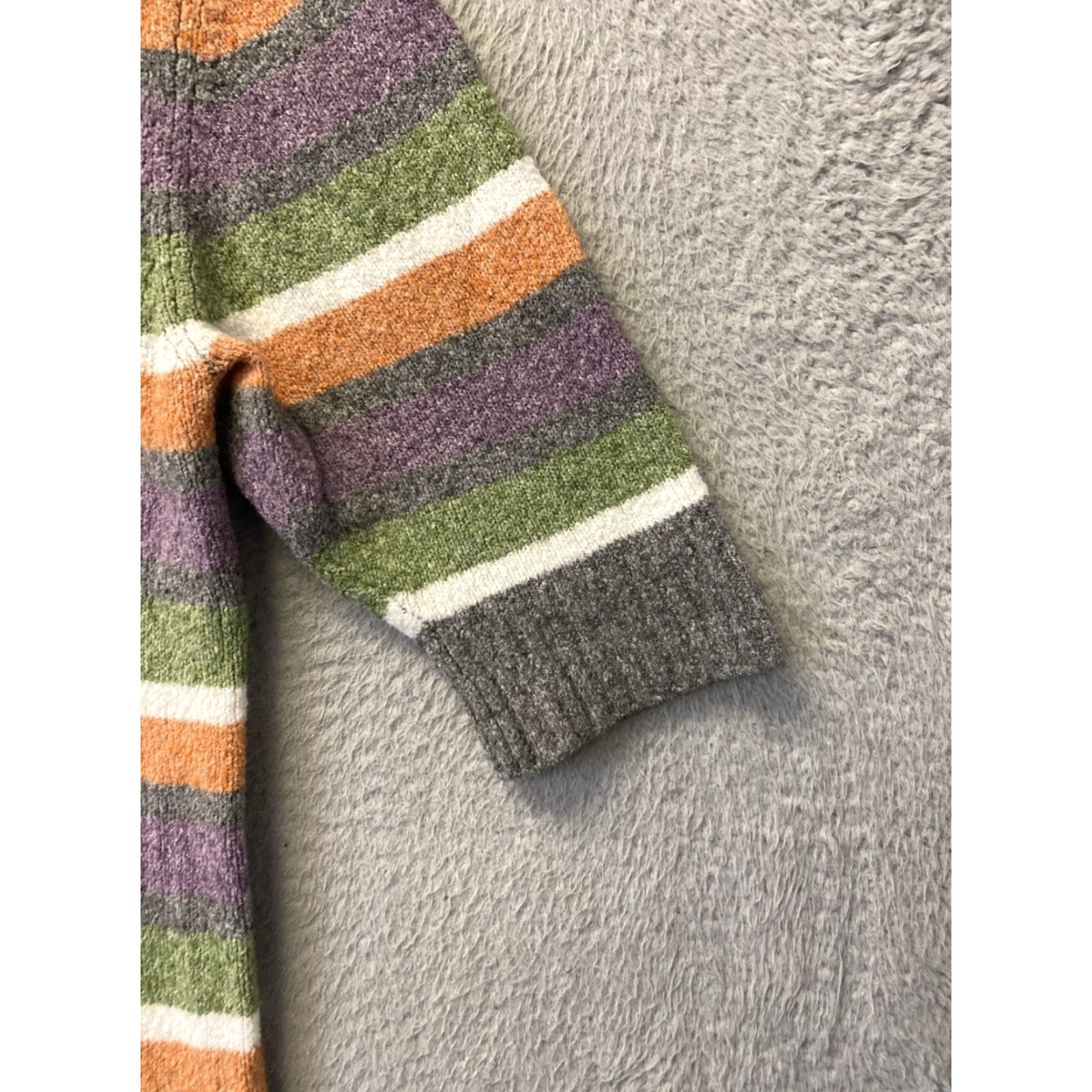 Torrid Torrid Sweater Womens Multicolor V-Neck 3/4 Sleeve Tunic Pullover +Size 3/0 Striped Open-Knit 0326 Size XS / US 0-2 / IT 36-38 - 4 Thumbnail