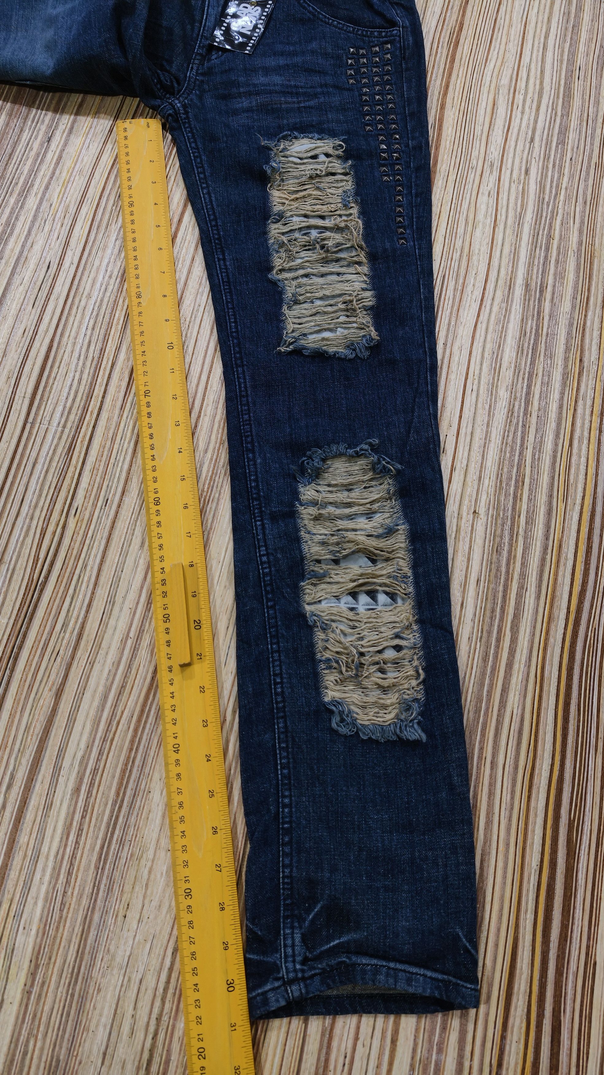 glad news punk style jeans