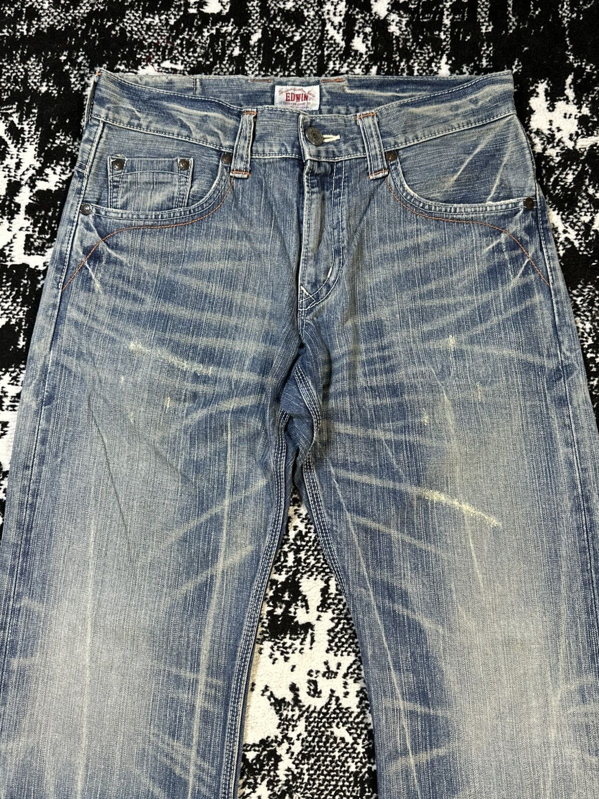 Kapital 2000s Edwin XV Ocean Wash Denim Size US 32 / EU 48 - 3 Thumbnail