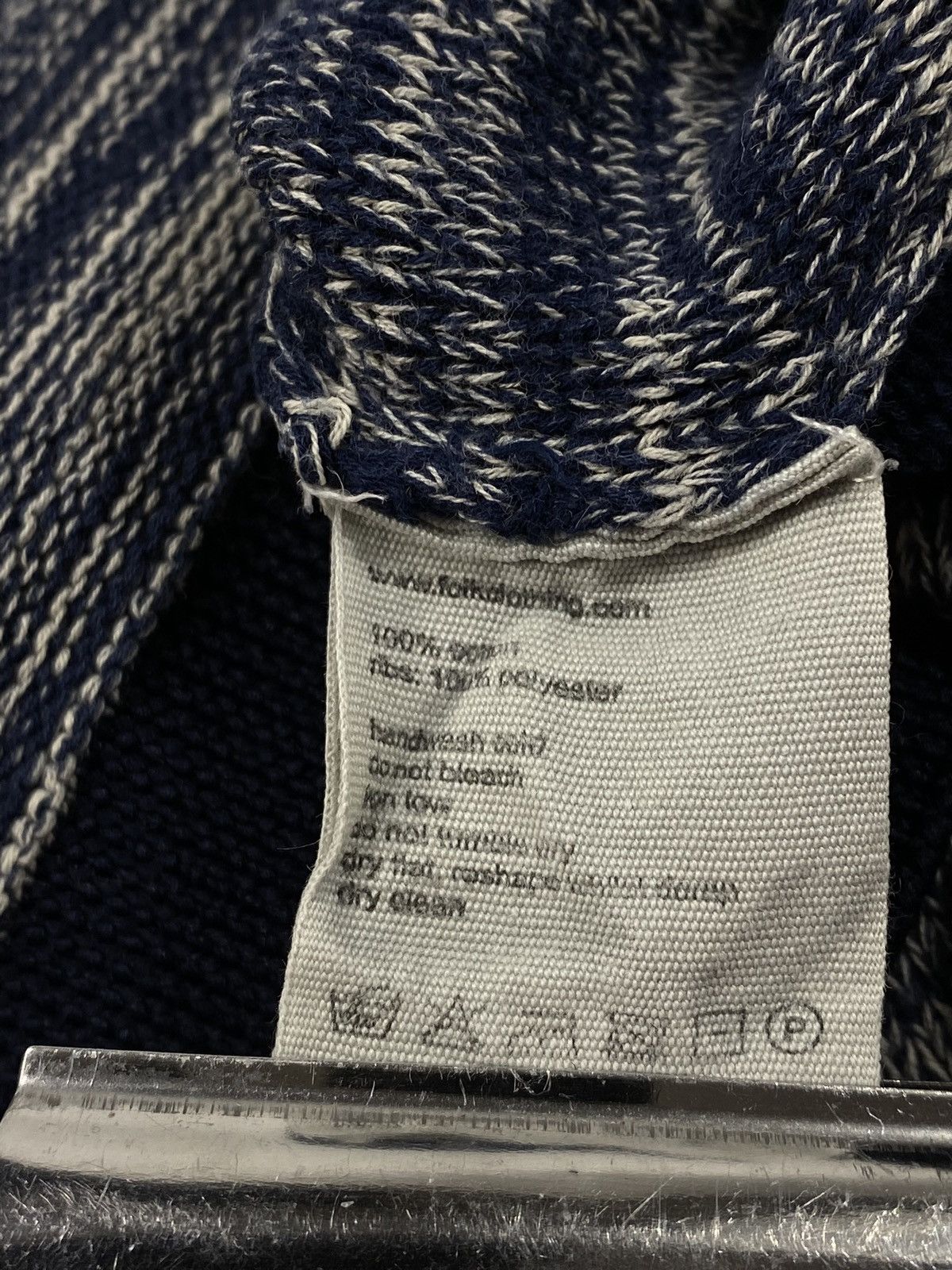 Folk 🔥LASTDROP🔥 Folk Ocean Pattern Cotton Sweater Nylon Ribs Size US M / EU 48-50 / 2 - 10 Thumbnail