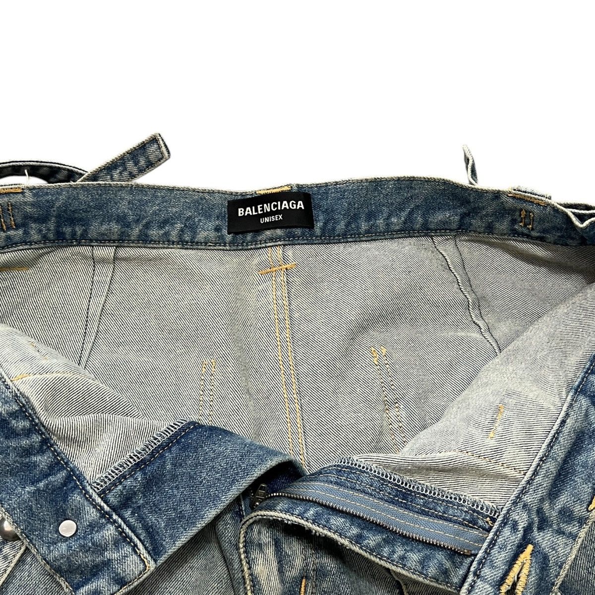 Balenciaga BALENCIAGA 2022AW Raver Baggy Denim Pants Size US 33 - 11 Thumbnail