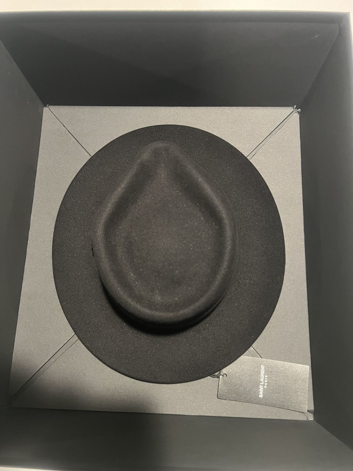Saint Laurent Paris Saint Laurent mens fedora hat. 57/M Size ONE SIZE - 3 Thumbnail