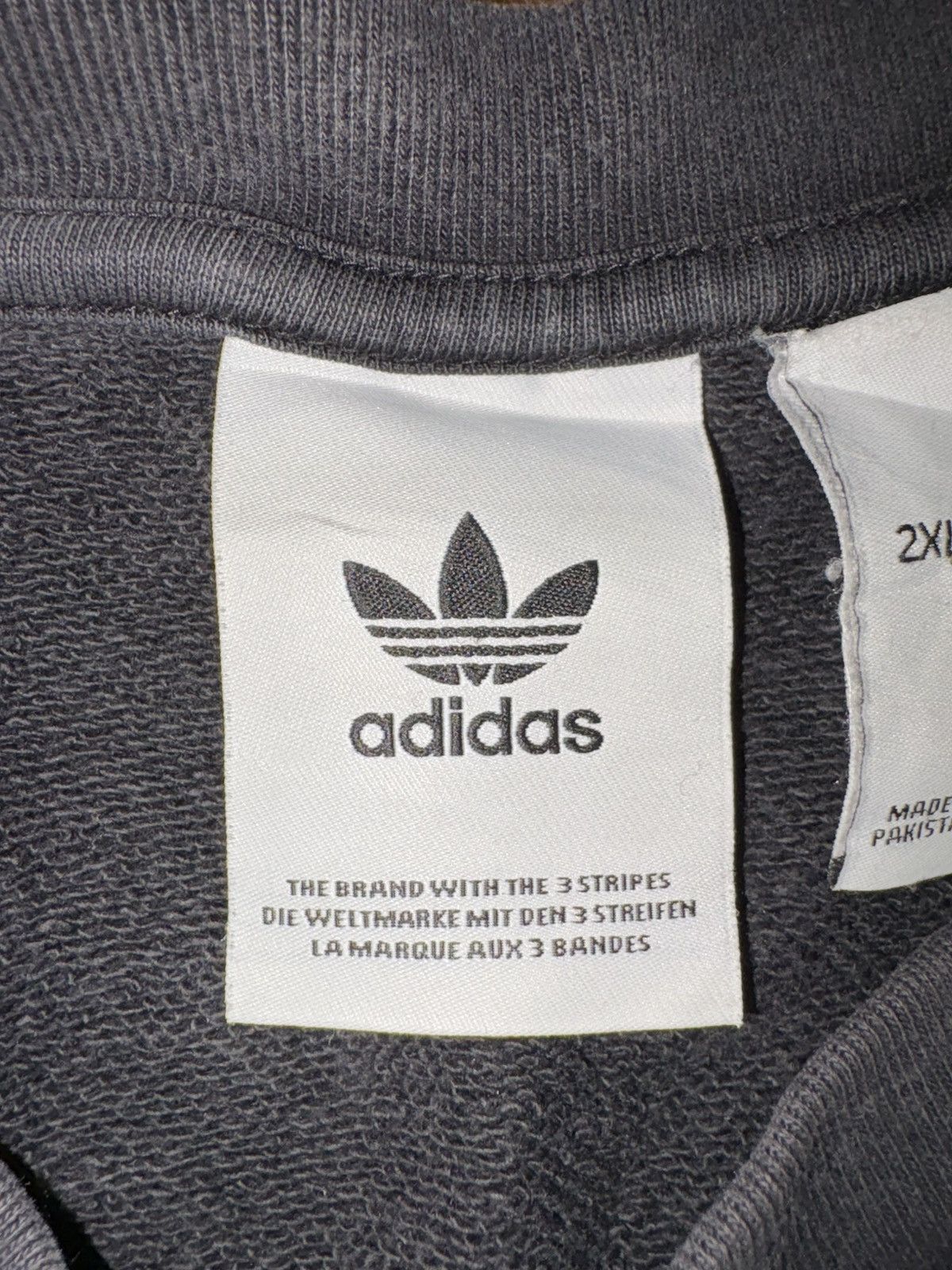Adidas VTG x Adidas x Faded Unisex Trefoil Logo Sweatshirt Size US XXL / EU 58 / 5 - 7 Thumbnail