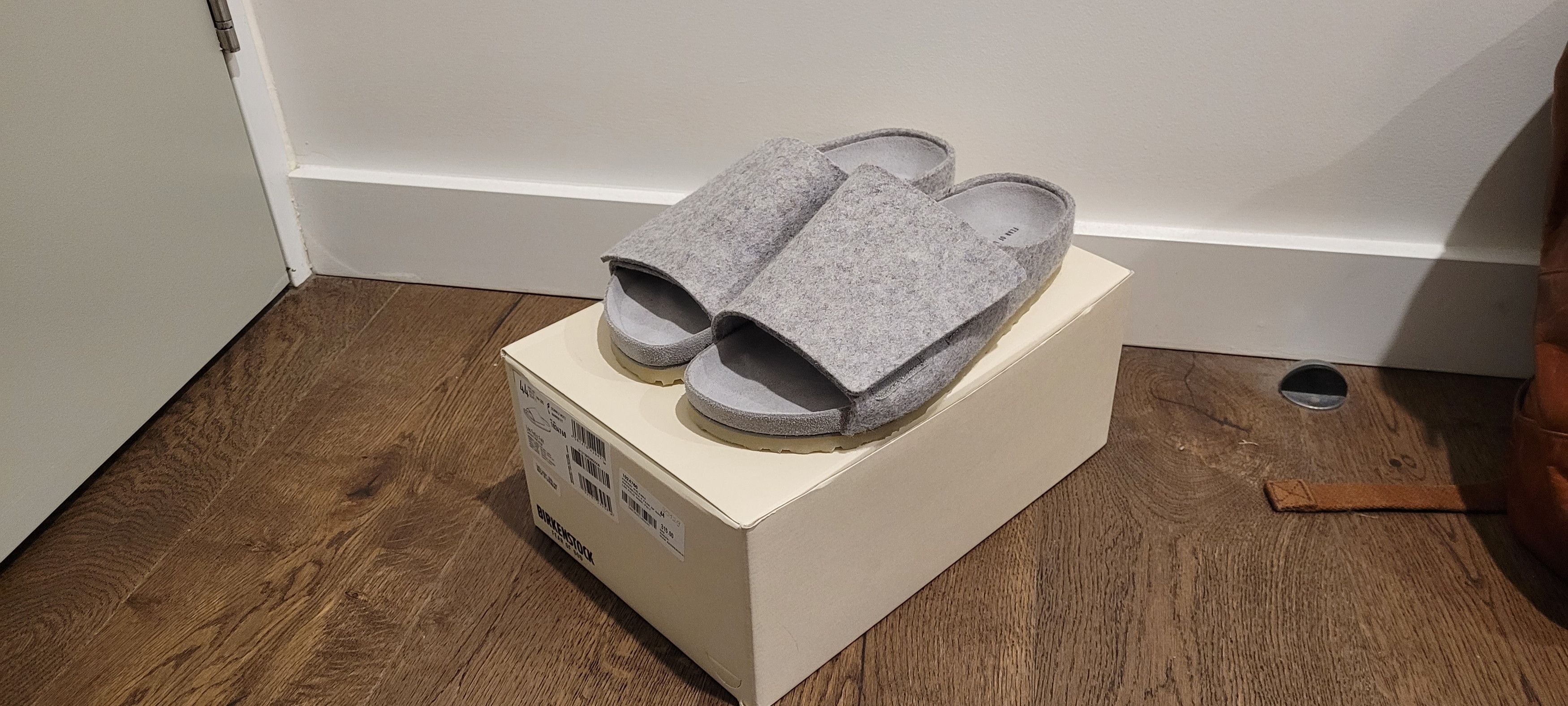 image of Birkenstock / Fear Of God - Los Feliz Felt - Grey - Eu44 Shoes in Cement Grey, Men's (Size 11)