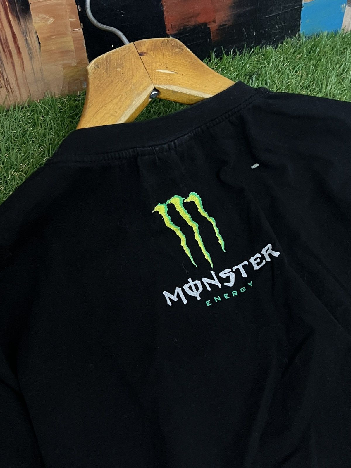 Vintage Vintage Y2K Monster Energy Faded T-Shirt Size US XL / EU 56 / 4 - 8 Thumbnail