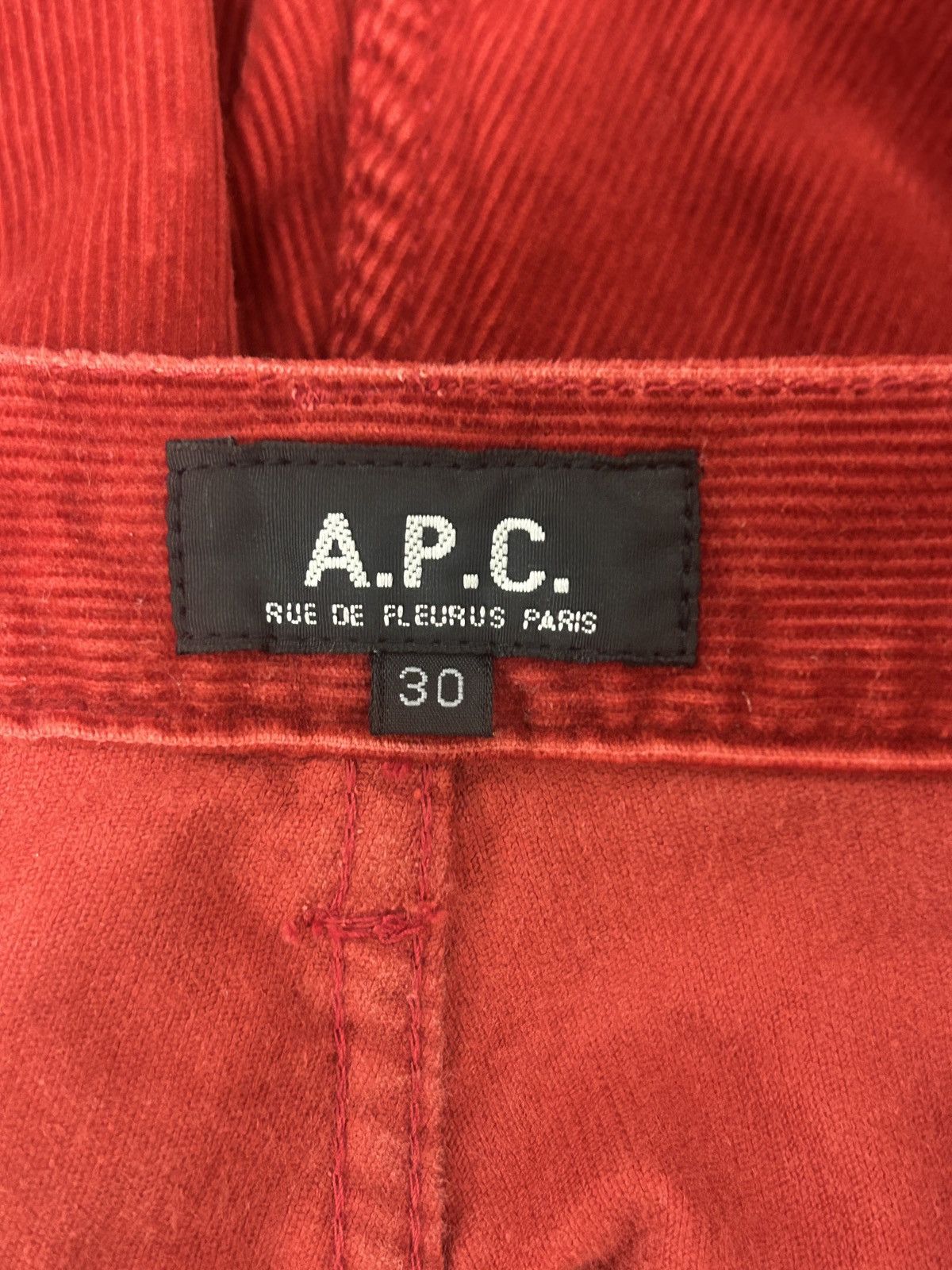 A.P.C. Corduroy Straight Leg Pants Size US 30 / EU 46 - 5 Thumbnail