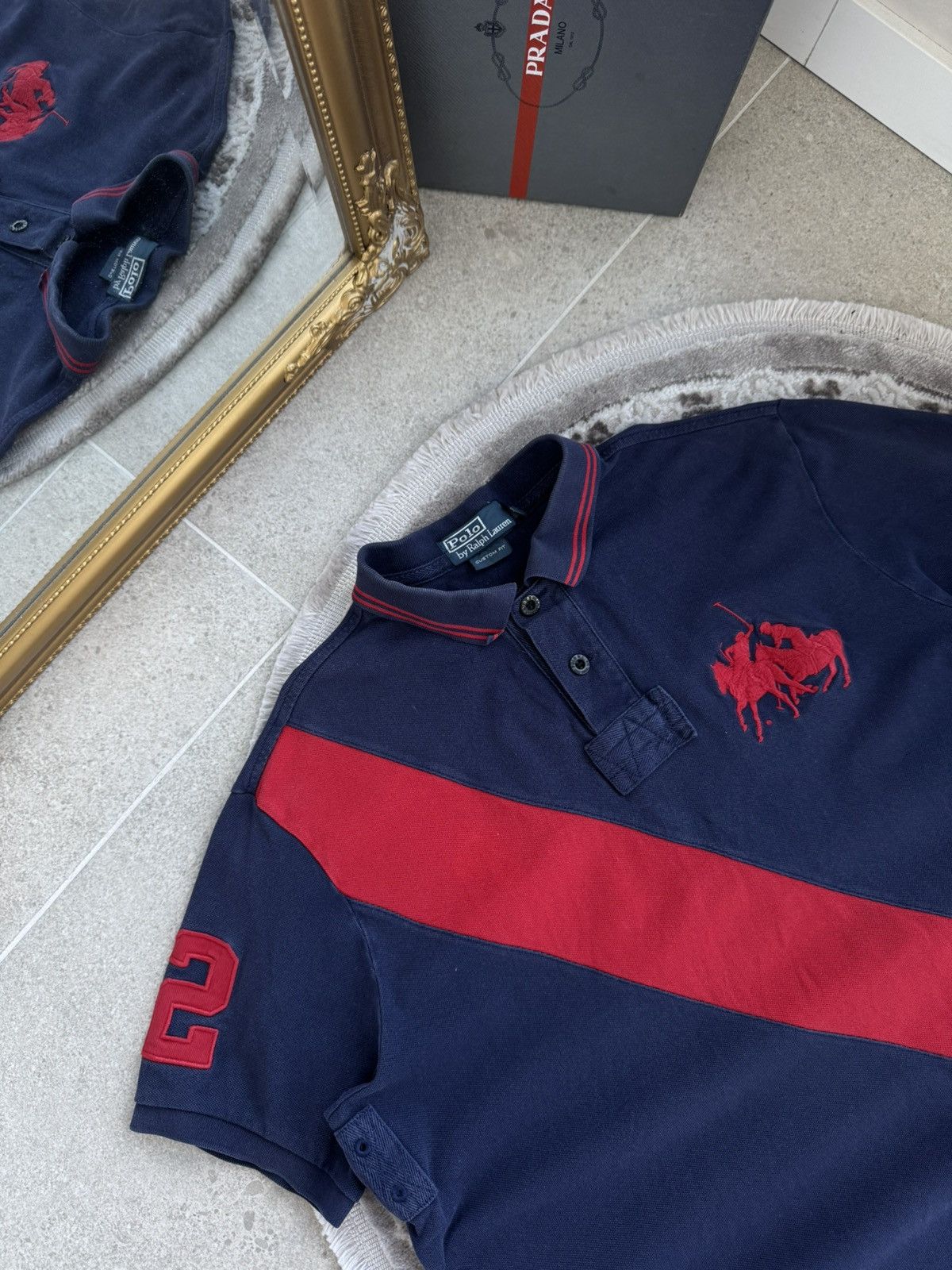 Polo Ralph Lauren Polo Ralph Lauren Chief Kiff Polo T-Shirt Big Pony #2 Size US XL / EU 56 / 4 - 4 Thumbnail