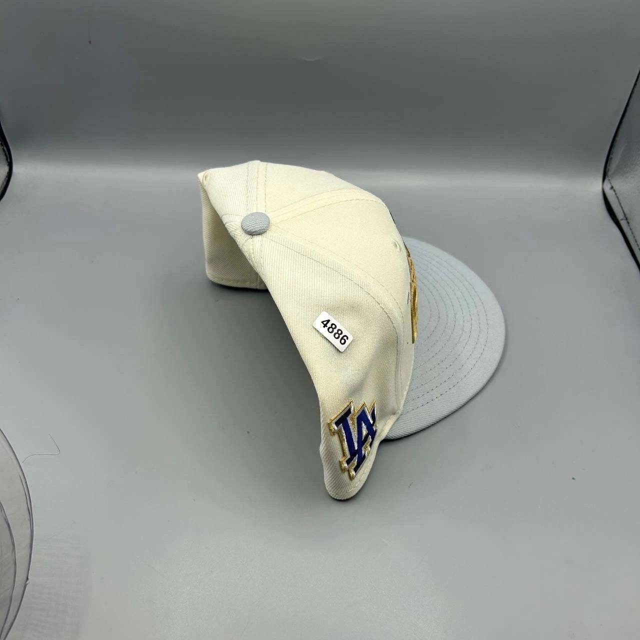 New Era Los Angeles LA Dodgers Hat Men White Blue MLB Snap Back Cap Size ONE SIZE - 10 Thumbnail
