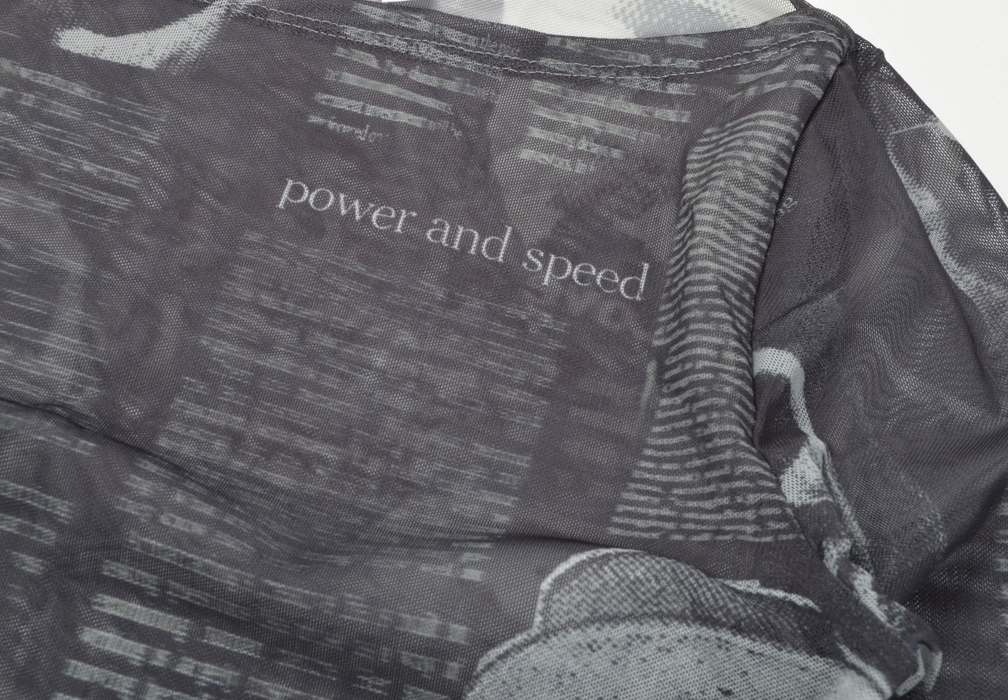 Weekday Weekday Y2K Mesh Gazette Long Sleeve Top Size M / US 6-8 / IT 42-44 - 6 Thumbnail