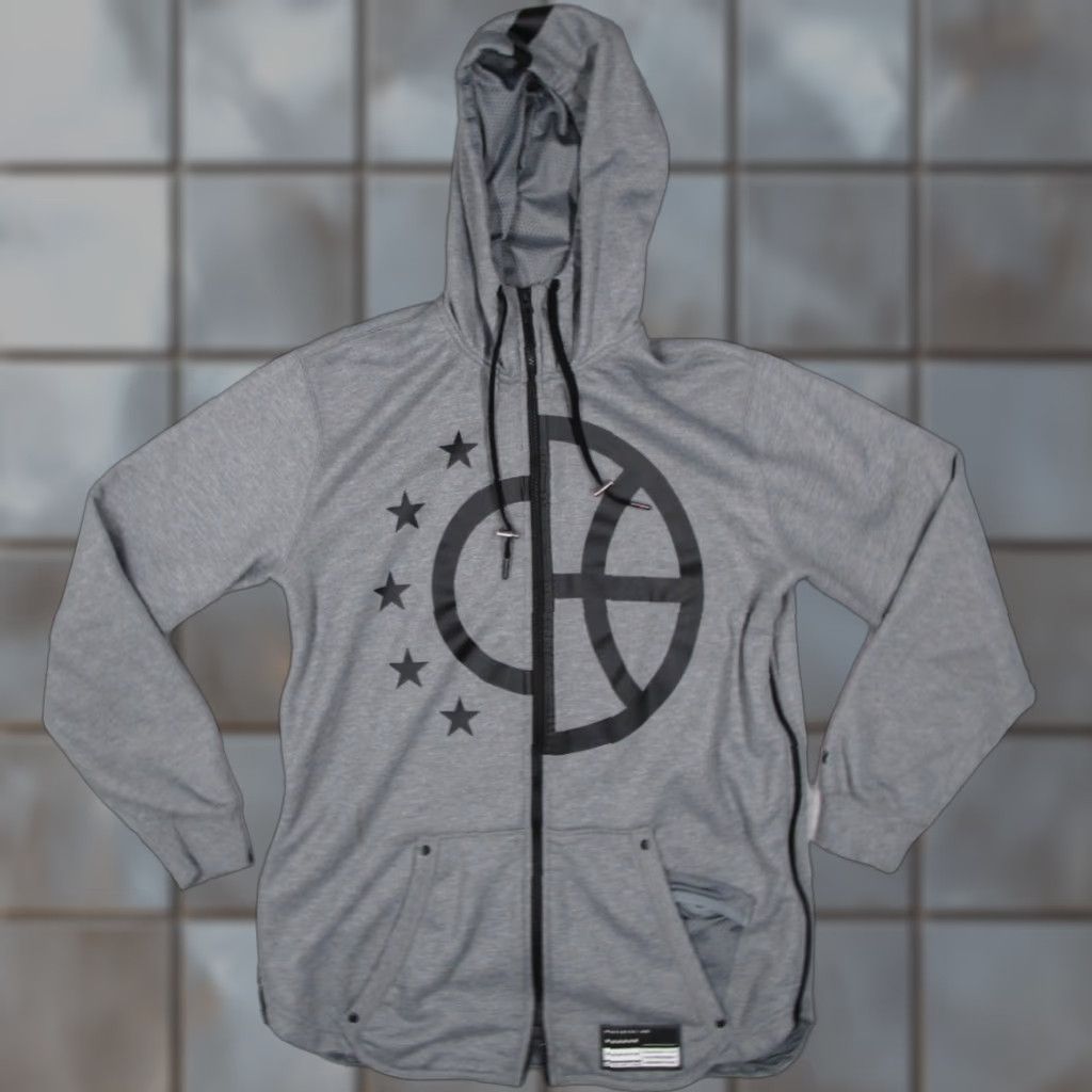 Nike Nike Men's Gray Full Zip Hoodie Jacket L Sports Basketball Outdoor Casual Size US L / EU 52-54 / 3 - 1 Thumbnail
