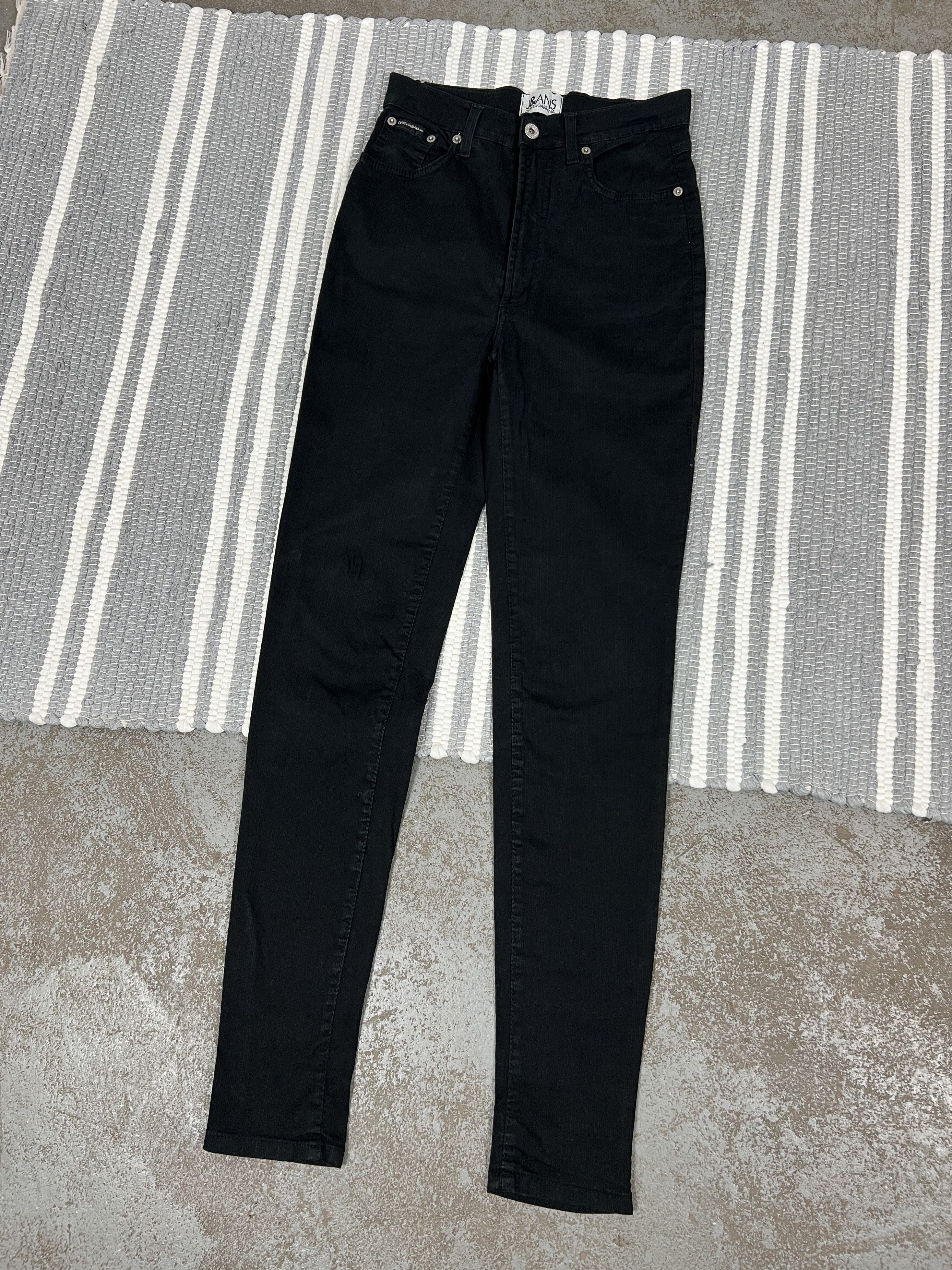 Dolce & Gabbana Vintage Dolce & Gabbana D&G Black Skinny Jeans 