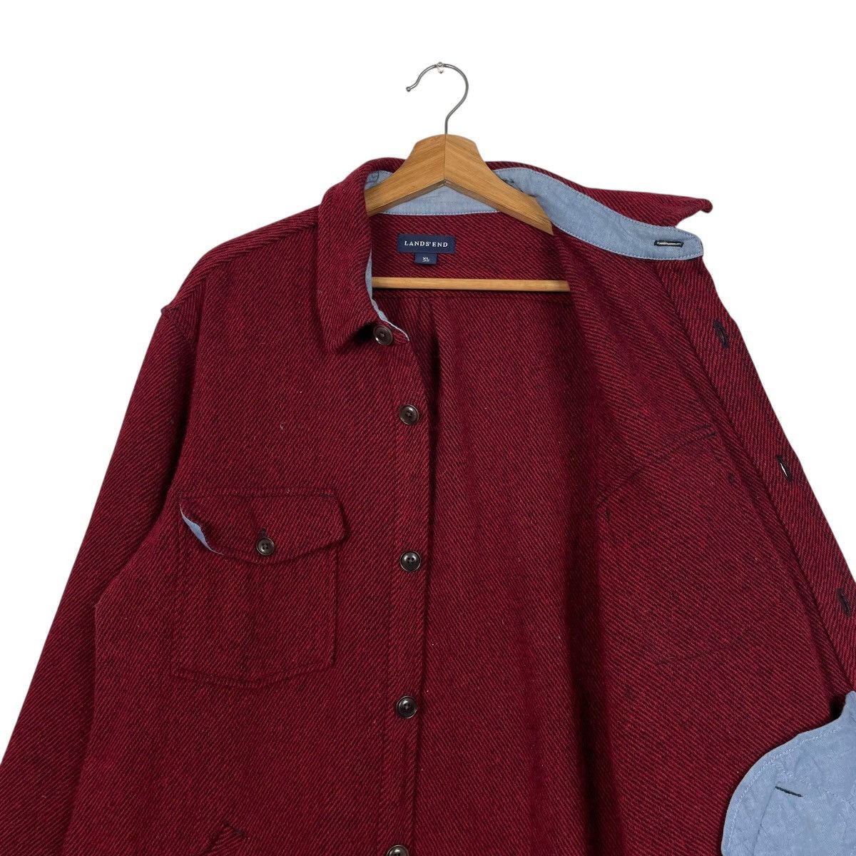 Lands' End Lands' End Wool Casual Jacket Size US L / EU 52-54 / 3 - 10 Thumbnail