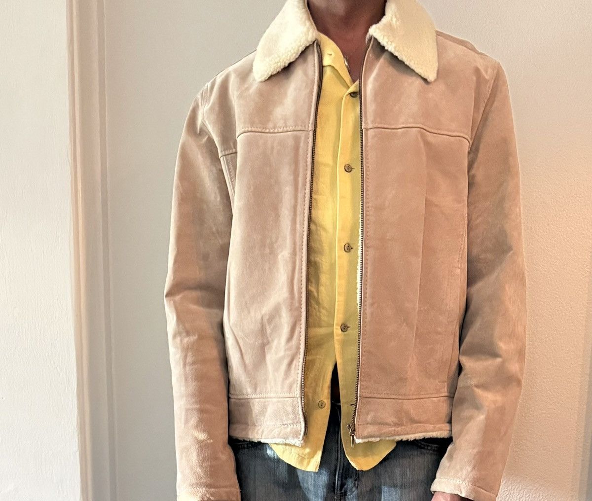 4YOU 4You Scandinavia Men’s Suede Jacket-Luxury!! Size US M / EU 48-50 / 2 - 2 Thumbnail