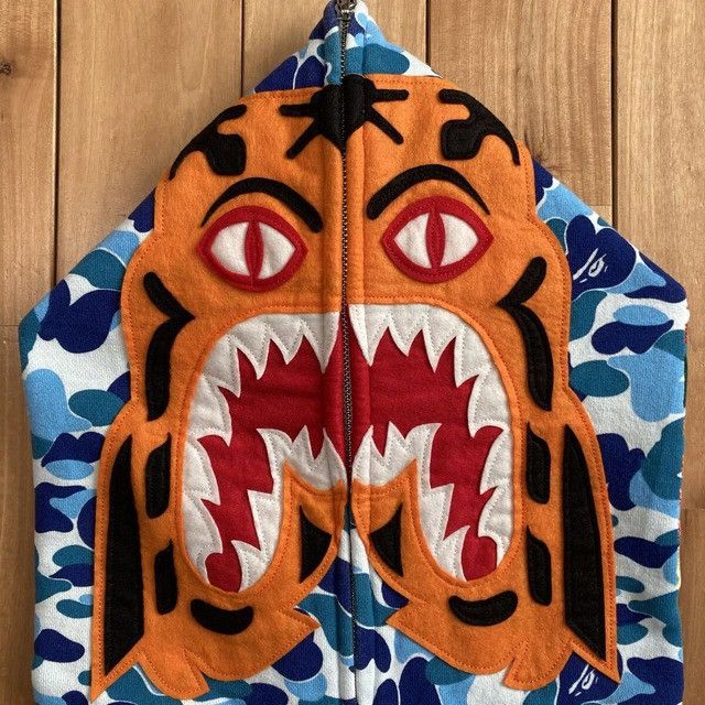 Bape 🔥3XL🔥 BAPE ABC CAMO BLUE Tiger Full Zip Hoodie a bathing ape Size US XXL / EU 58 / 5 - 3 Thumbnail