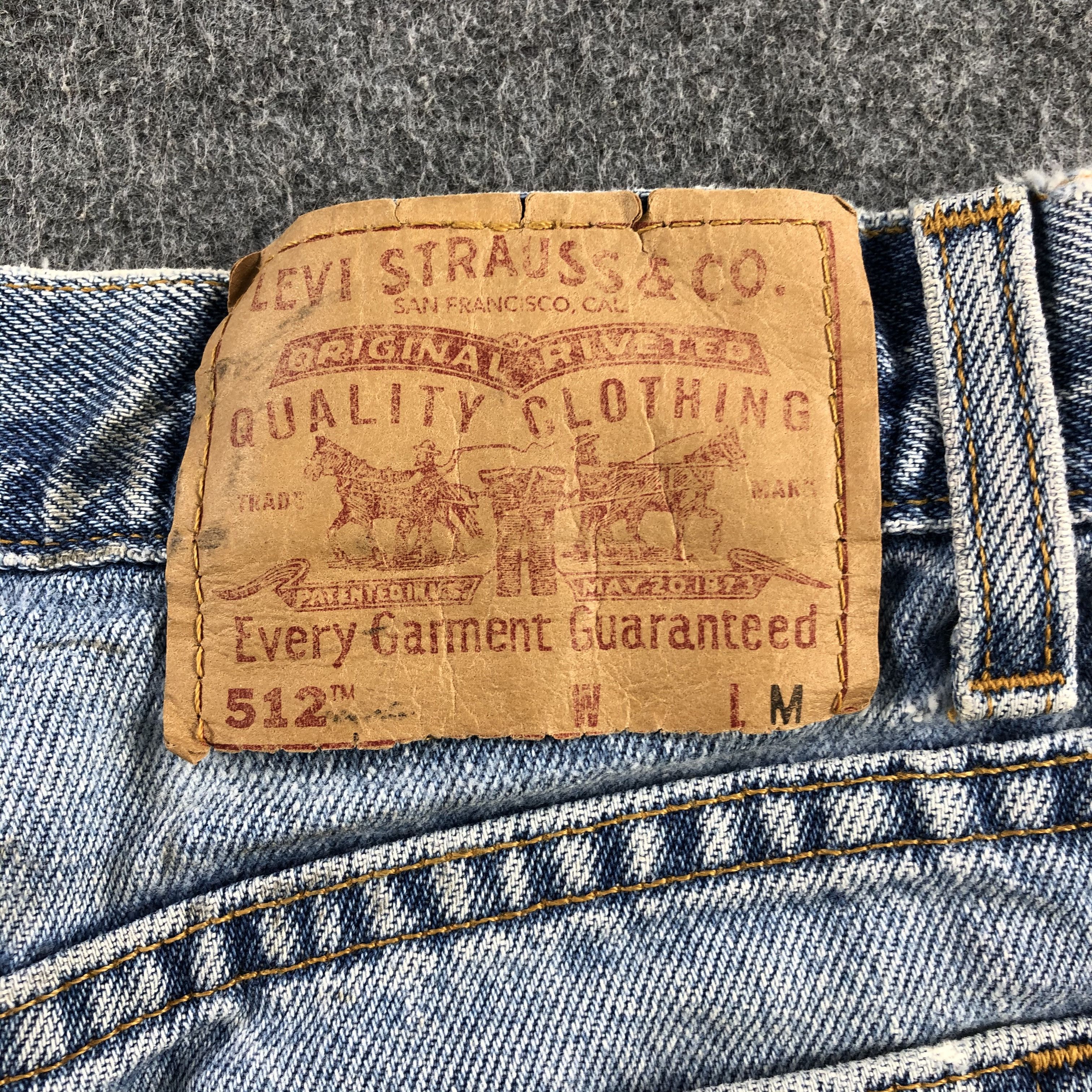 Levi's 90s Vintage Light Wash Levis 512 Jeans-J2164 Size US 29 - 5 Thumbnail