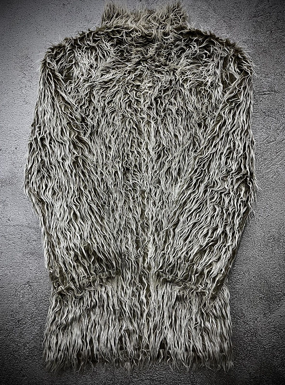 2000s Semantic Design Snake Skin Leather Fur Lined Jacket