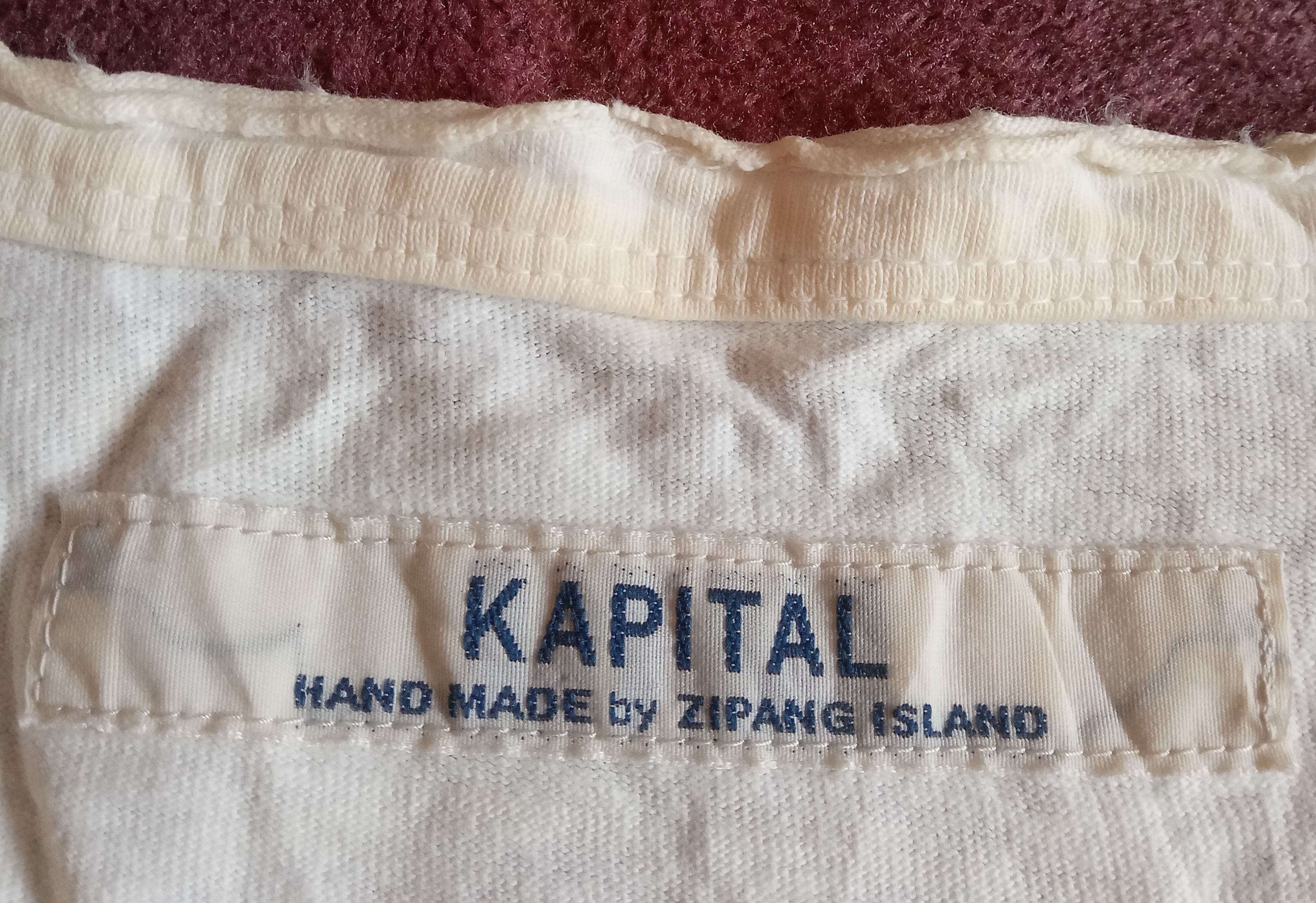 Designer × Kapital Kapital Hand Made By Zipang Island T Shirt Size US L / EU 52-54 / 3 - 7 Thumbnail