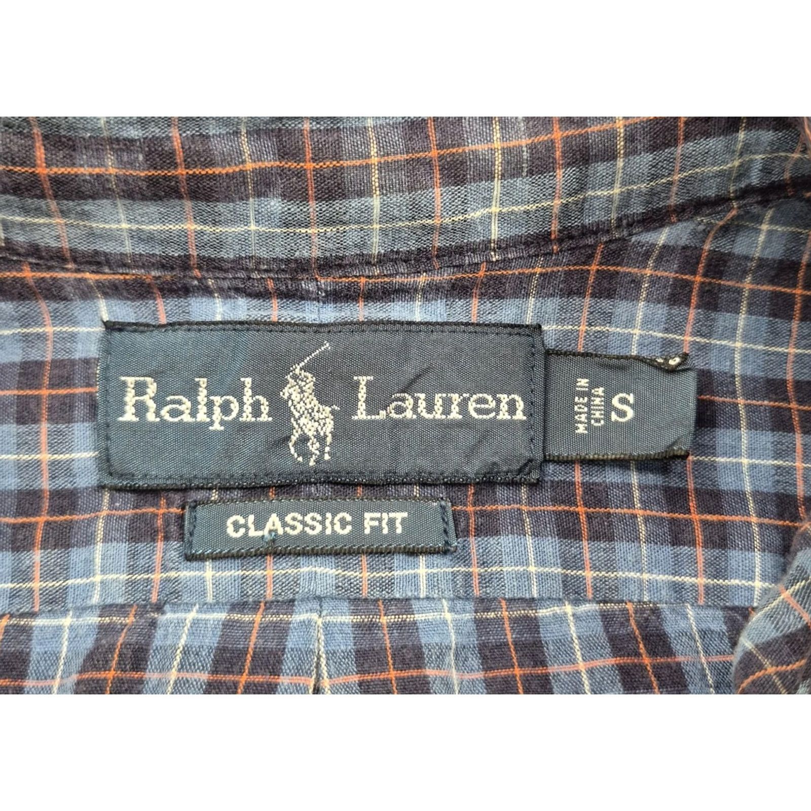 Ralph Lauren Ralph Lauren Button-Up Shirt Mens Small Plaid Long Sleeve Classic Casual Preppy Size US S / EU 44-46 / 1 - 5 Thumbnail