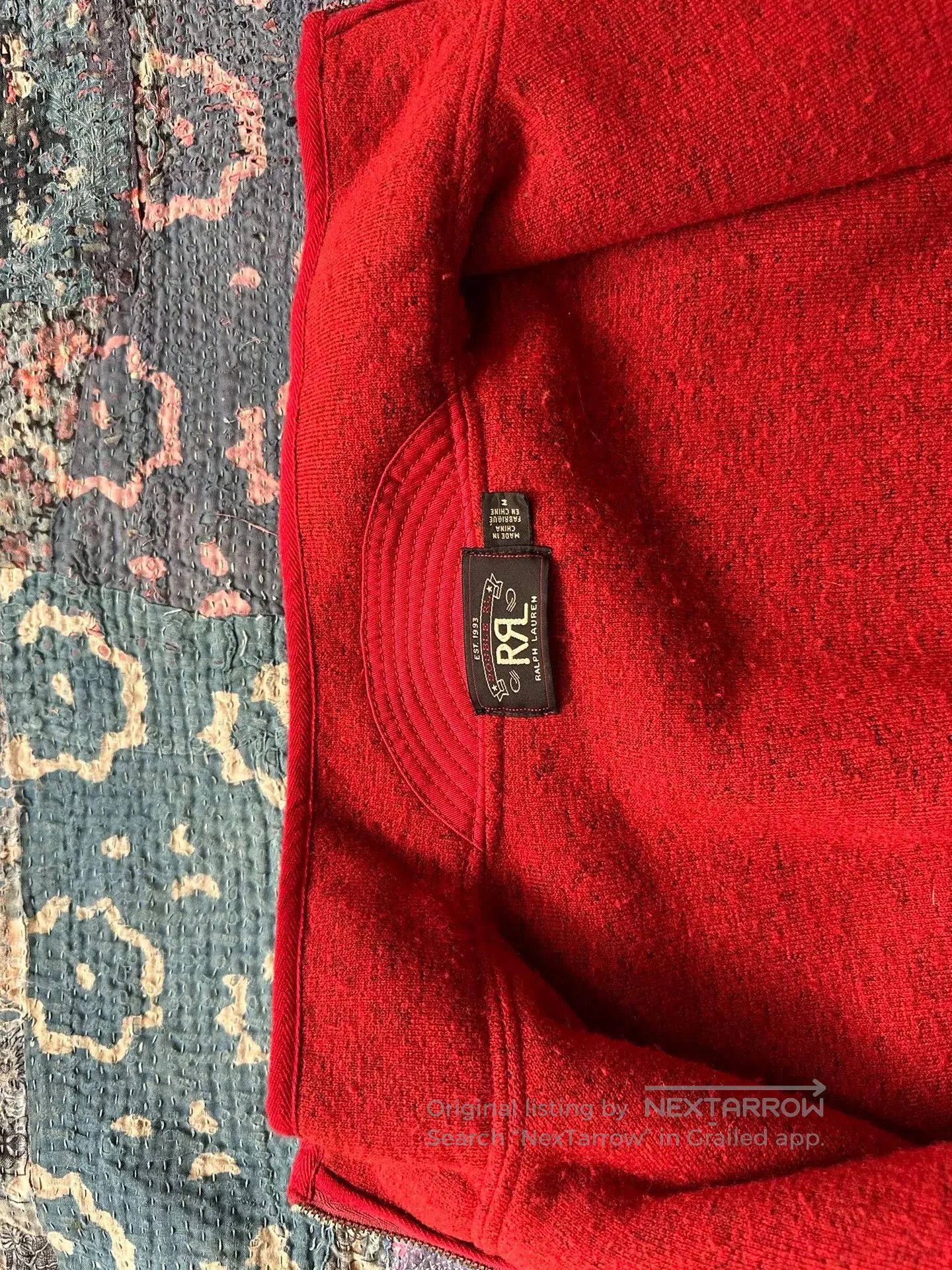 RRL Ralph Lauren RRL Red Striped Jacket Coat. Size US M / EU 48-50 / 2 - 5 Thumbnail