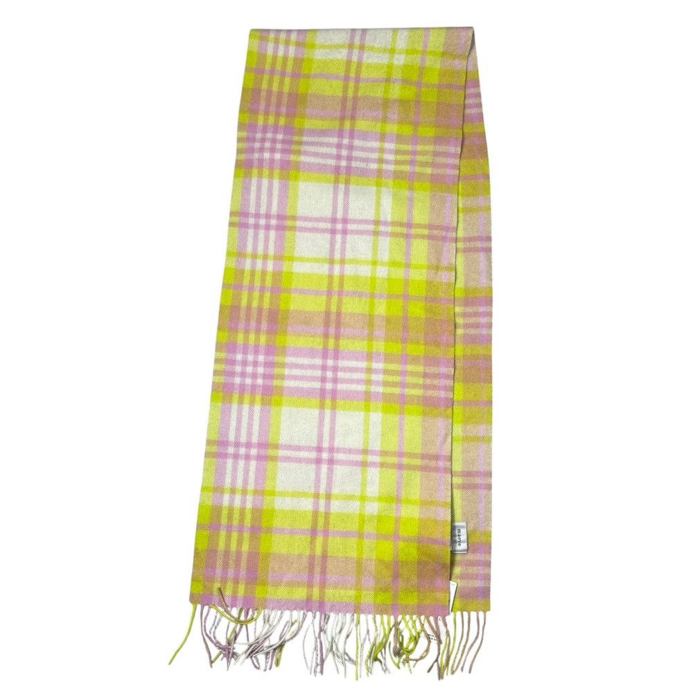 Anthropologie NWT New Anthropologie Maeve Plaid Wool Cashmere Scarf Size Size ONE SIZE - 5 Thumbnail