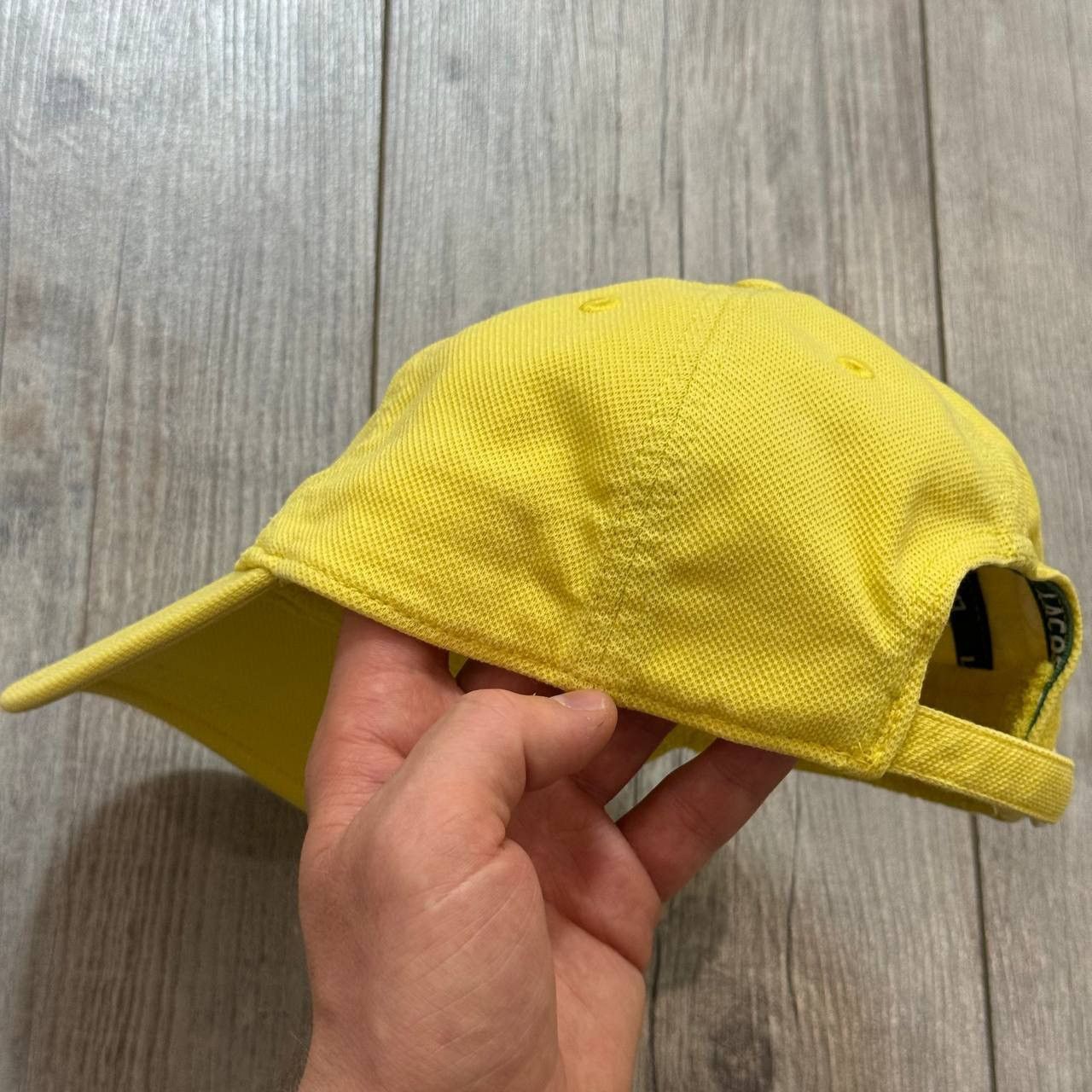 Lacoste × Vintage Vintage Lacoste Yellow Cap Size ONE SIZE - 2 Thumbnail