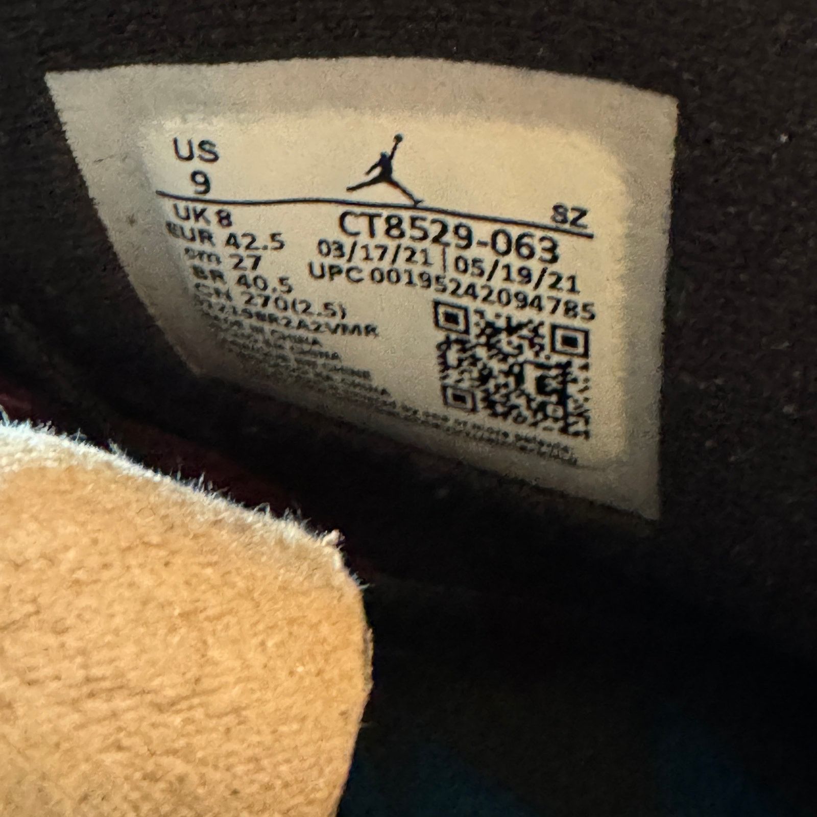Jordan Brand × Nike Size 9 - Nike Air Jordan 6 Retro Bordeaux Men's Shoes Size US 9 / EU 42 - 8 Thumbnail