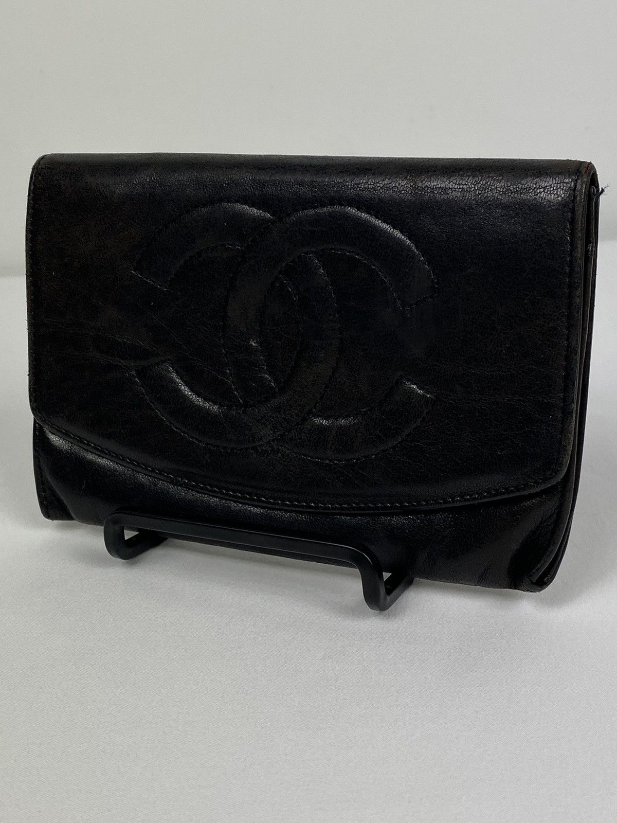 Chanel CC Leather Bifold wallet